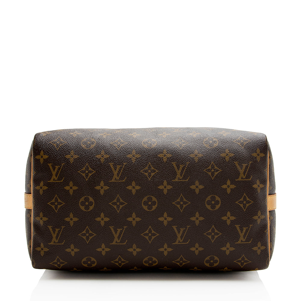 Louis Vuitton Monogram Canvas Speedy Bandouliere 30 Satchel (SHF-21747)