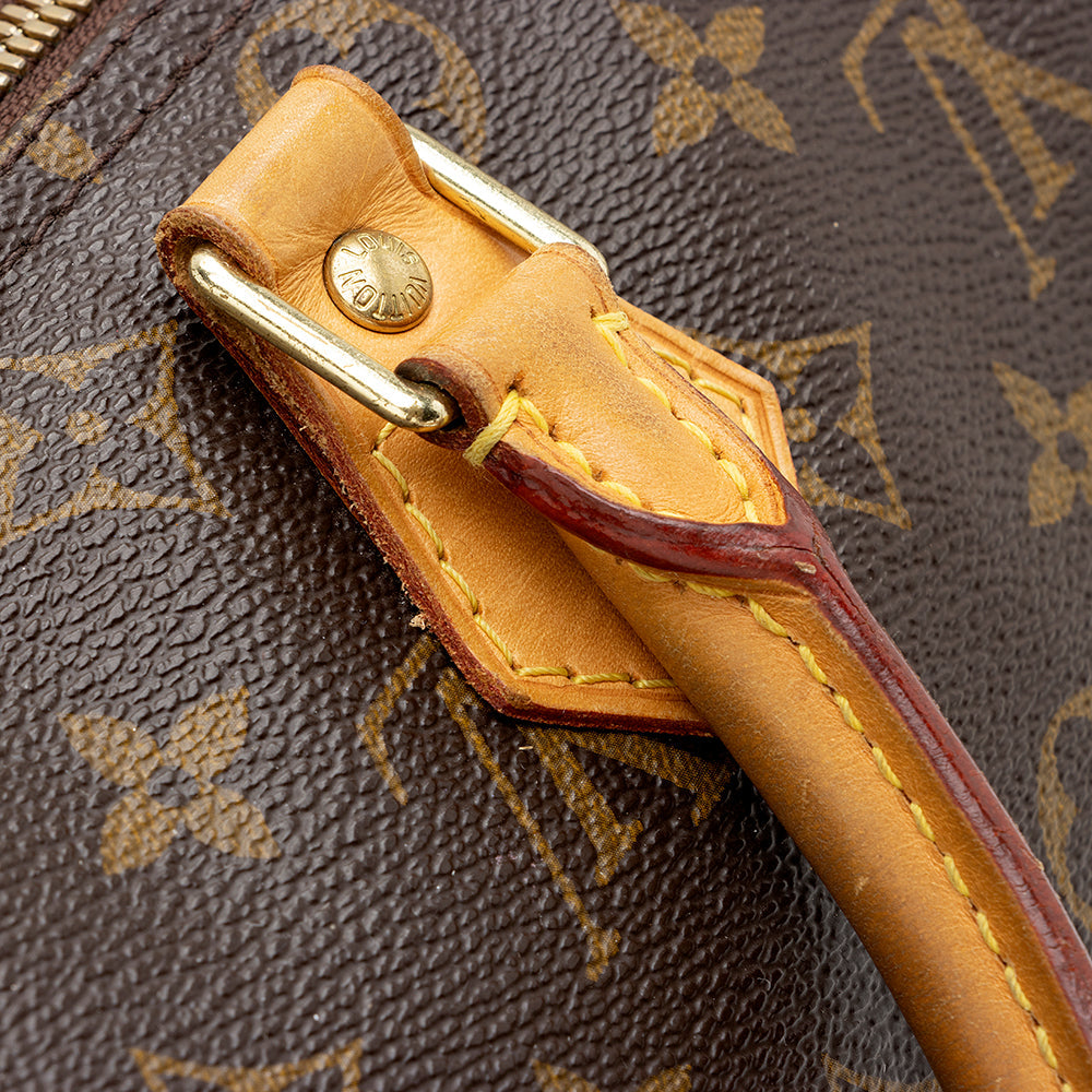 Louis Vuitton Monogram Canvas Speedy Bandouliere 30 Satchel (SHF-21747)
