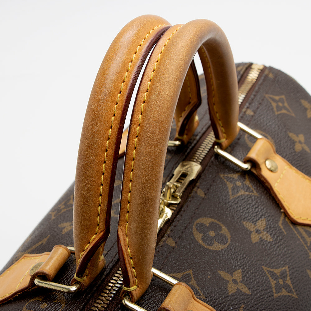 Louis Vuitton Monogram Canvas Speedy Bandouliere 30 Satchel (SHF-21747)