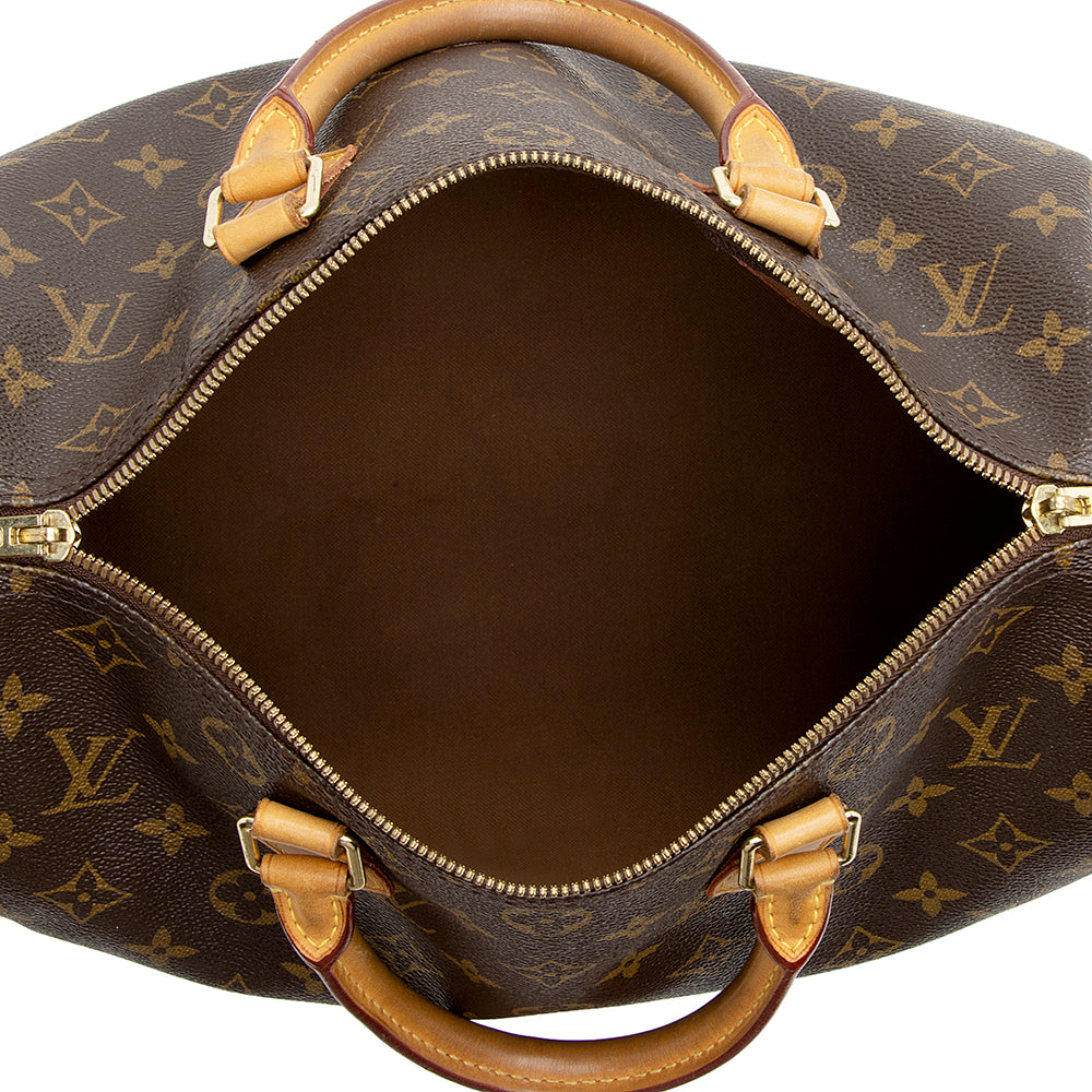 Louis Vuitton Monogram Canvas Speedy Bandouliere 30 Satchel (SHF-21747)