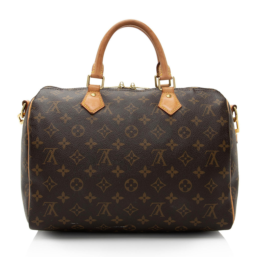 Louis Vuitton Monogram Canvas Speedy Bandouliere 30 Satchel (SHF-9WC80g)