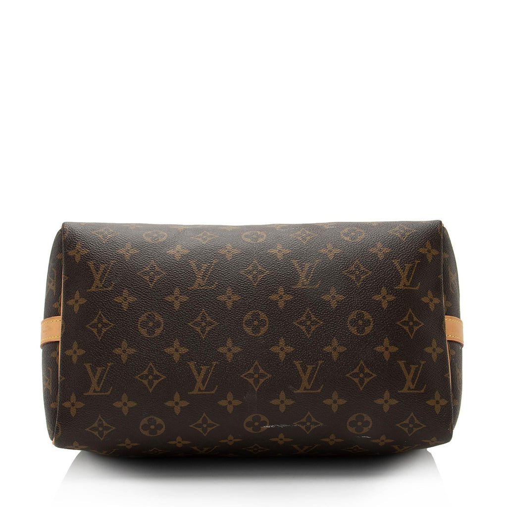 Louis Vuitton Monogram Canvas Speedy Bandouliere 30 Satchel (SHF-9WC80g)