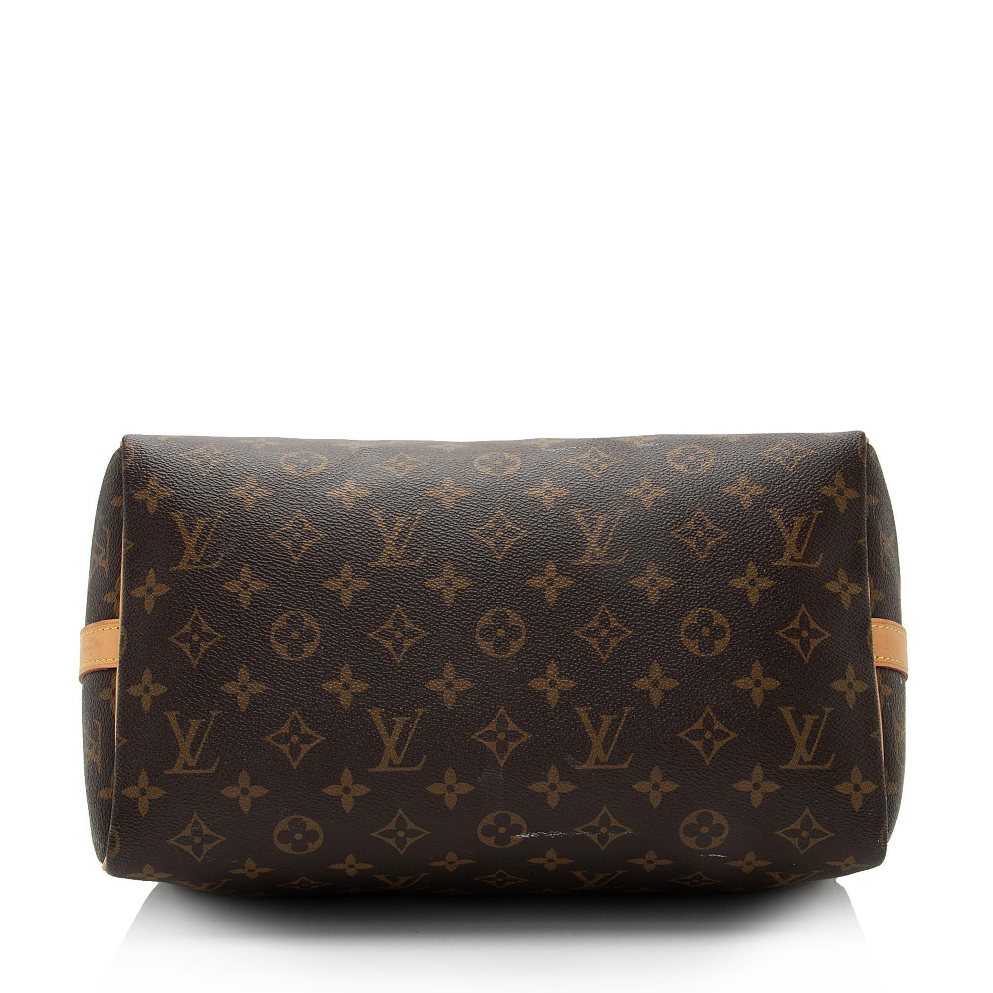 Louis Vuitton Monogram Canvas Speedy Bandouliere 30 Satchel (SHF-9WC80g)