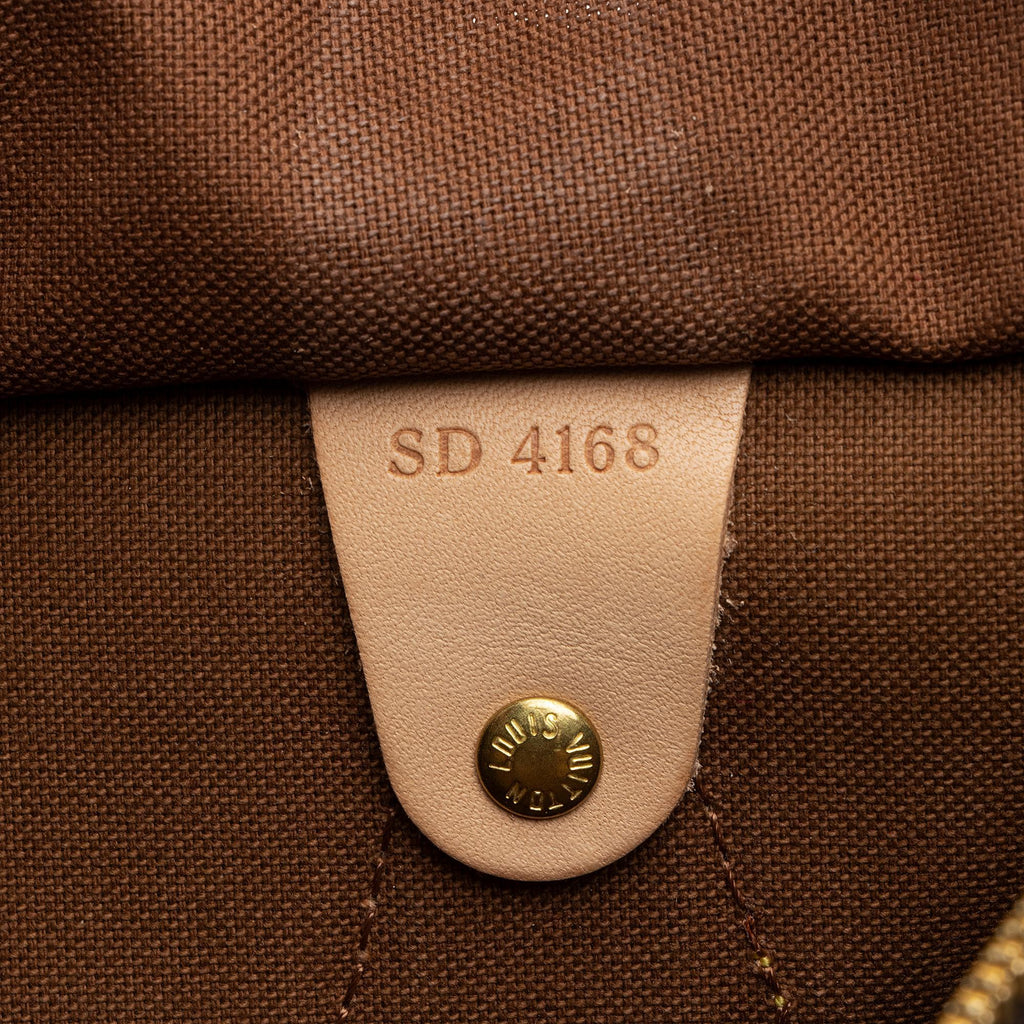 Louis Vuitton Monogram Canvas Speedy Bandouliere 30 Satchel (SHF-9WC80g)