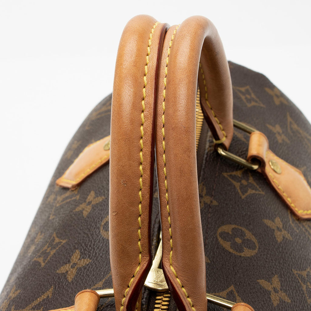 Louis Vuitton Monogram Canvas Speedy Bandouliere 30 Satchel (SHF-9WC80g)