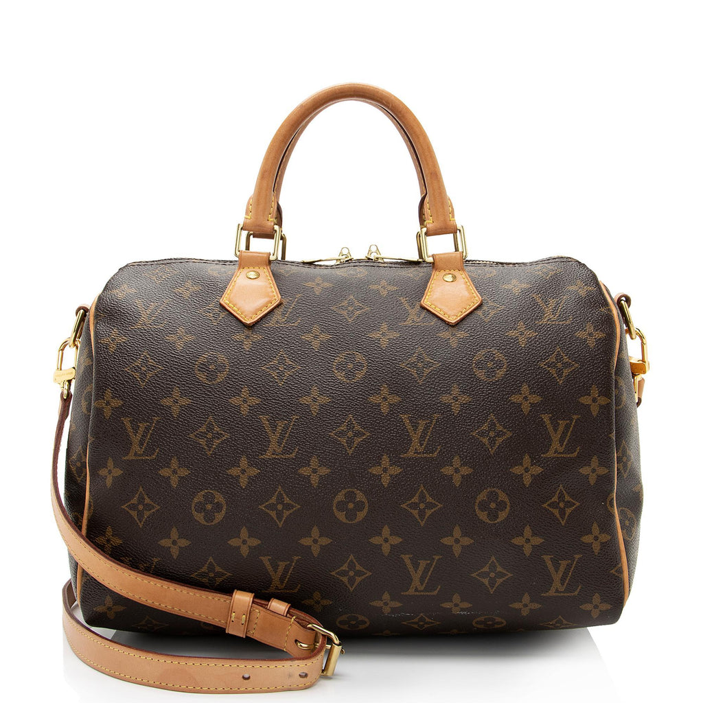 Louis Vuitton Monogram Canvas Speedy Bandouliere 30 Satchel (SHF-9WC80g)