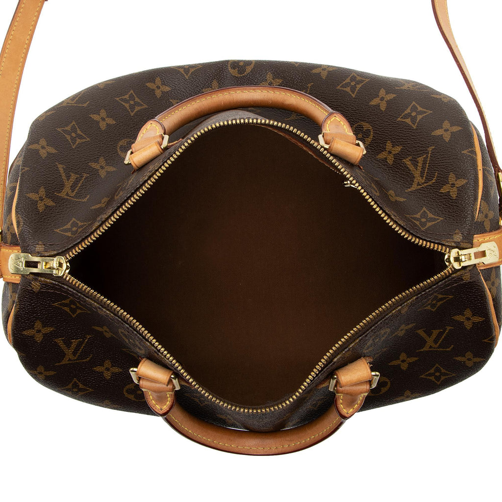Louis Vuitton Monogram Canvas Speedy Bandouliere 30 Satchel (SHF-9WC80g)