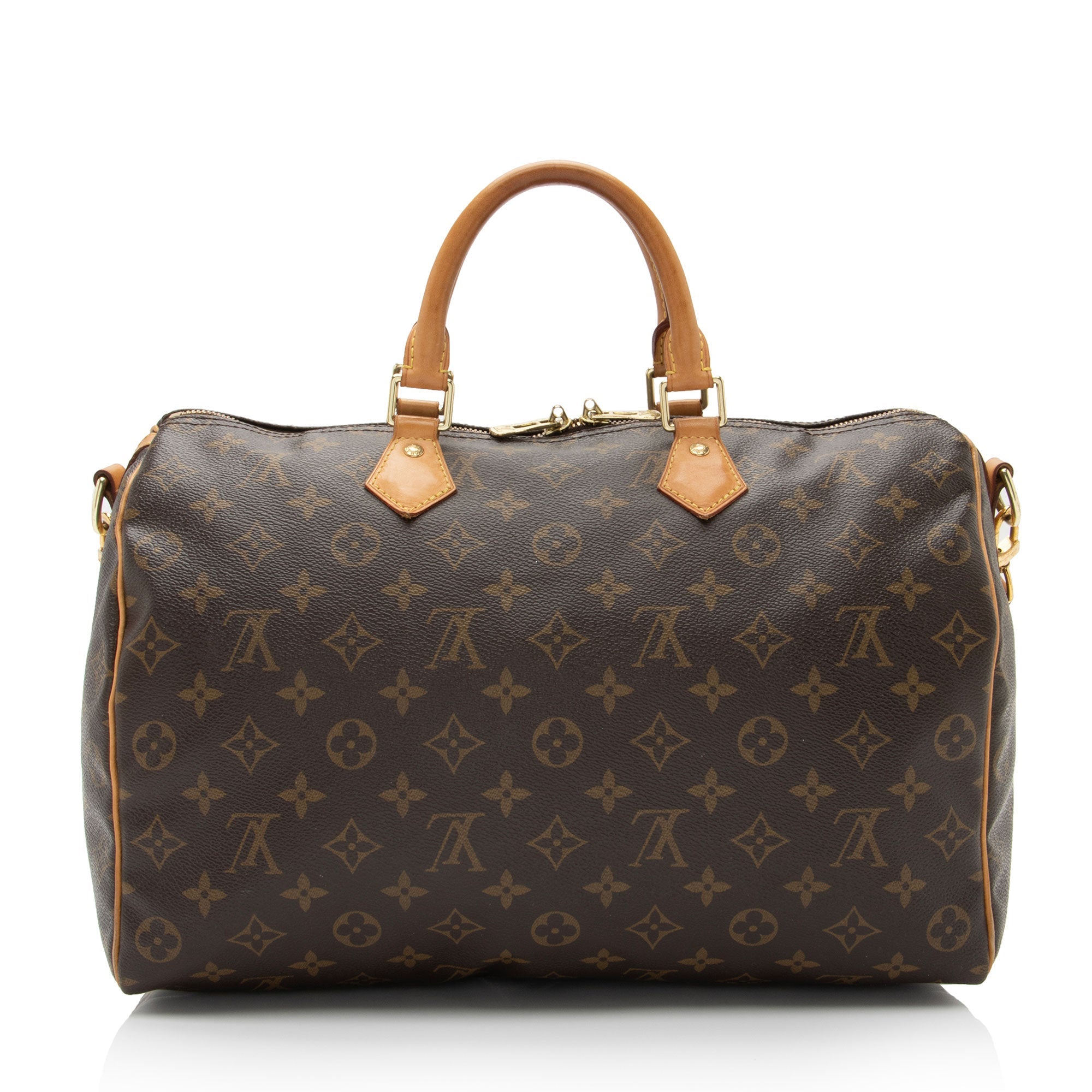 Louis Vuitton Monogram Canvas Speedy Bandouliere 35 Satchel (SHF-Y4r2B1)