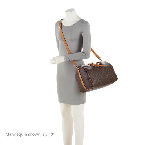 Louis Vuitton Monogram Canvas Speedy Bandouliere 35 Satchel (SHF-Y4r2B1)