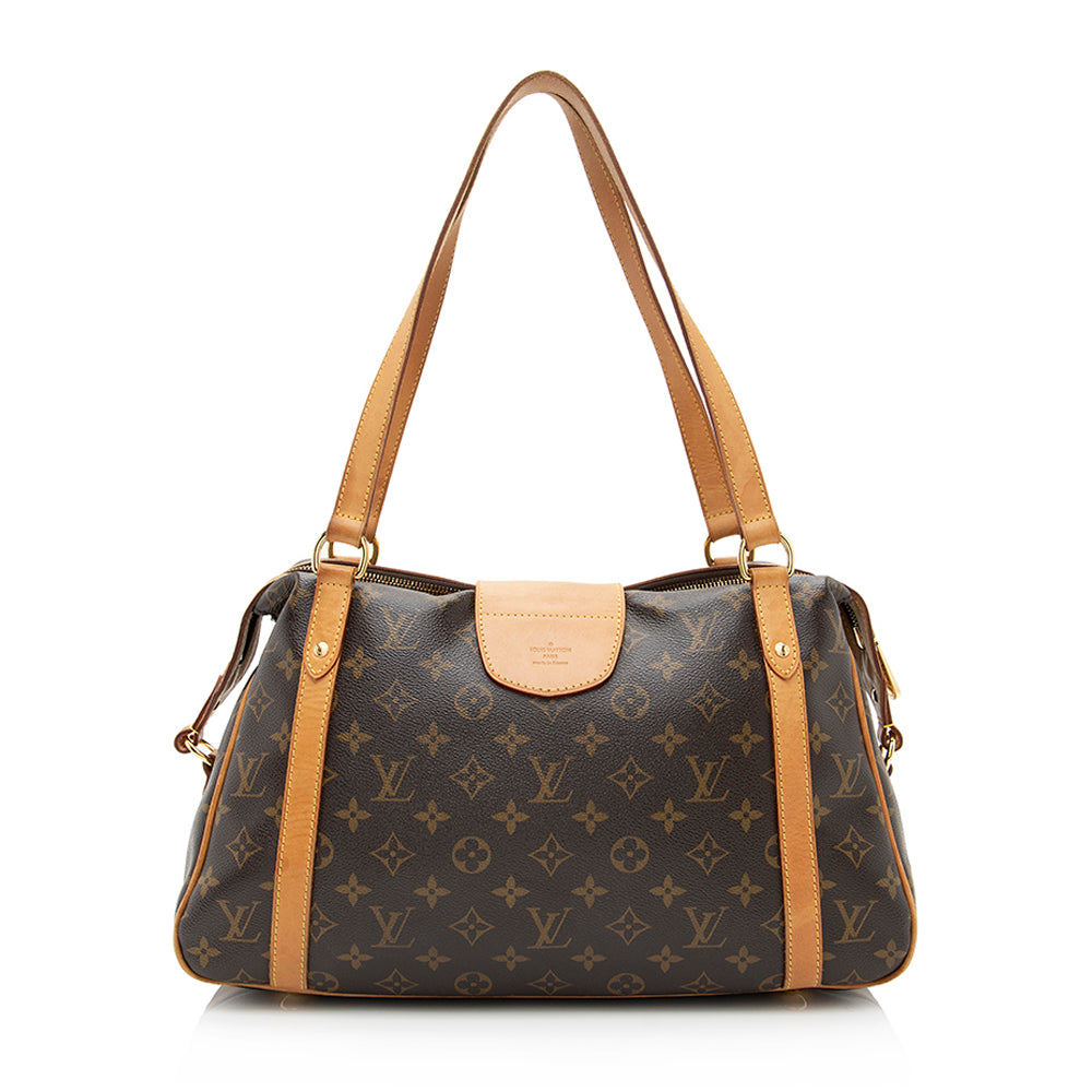 Louis Vuitton Monogram Canvas Stresa PM Shoulder Bag (SHF-21386)