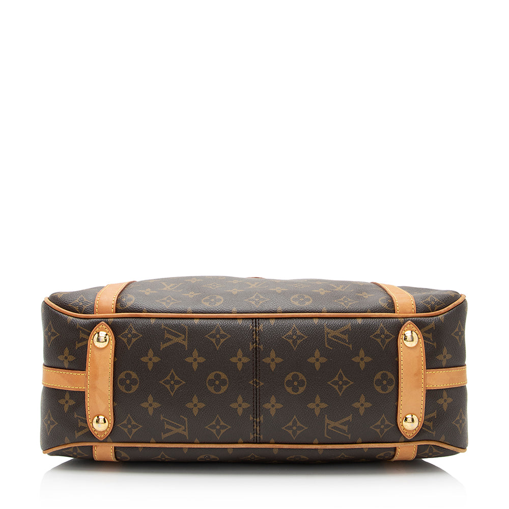 Louis Vuitton Monogram Canvas Stresa PM Shoulder Bag (SHF-21386)