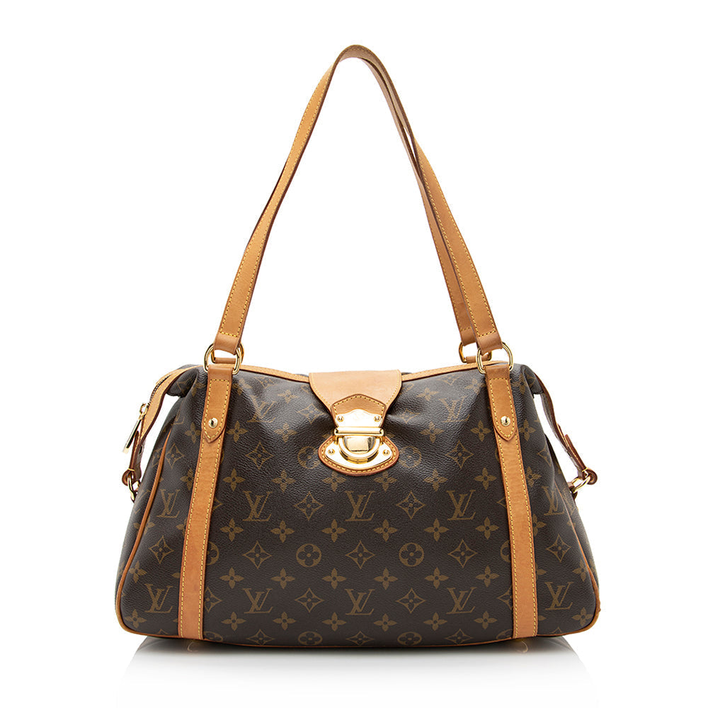 Louis Vuitton Monogram Canvas Stresa PM Shoulder Bag (SHF-21386)
