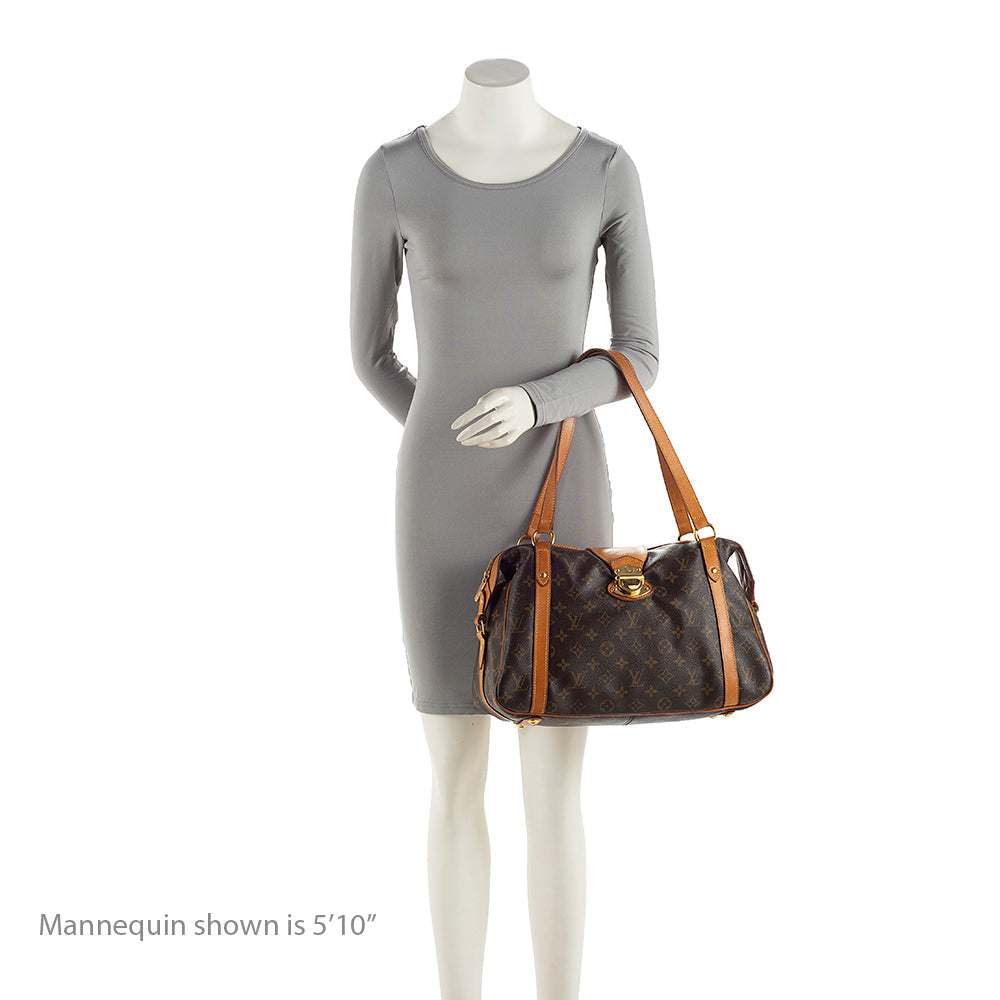 Louis Vuitton Monogram Canvas Stresa PM Shoulder Bag (SHF-21386)
