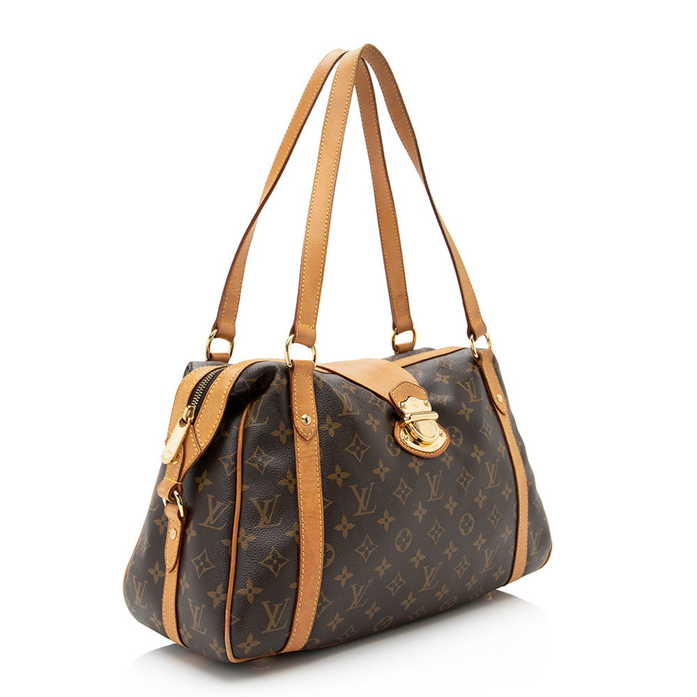 Louis Vuitton Monogram Canvas Stresa PM Shoulder Bag (SHF-21386)