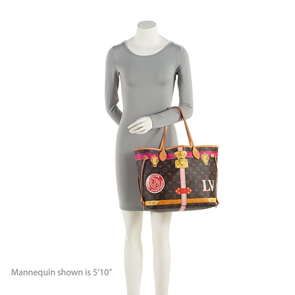 Louis Vuitton Monogram Canvas Summer Trunk Neverfull MM Tote (SHF-pNZbIg)