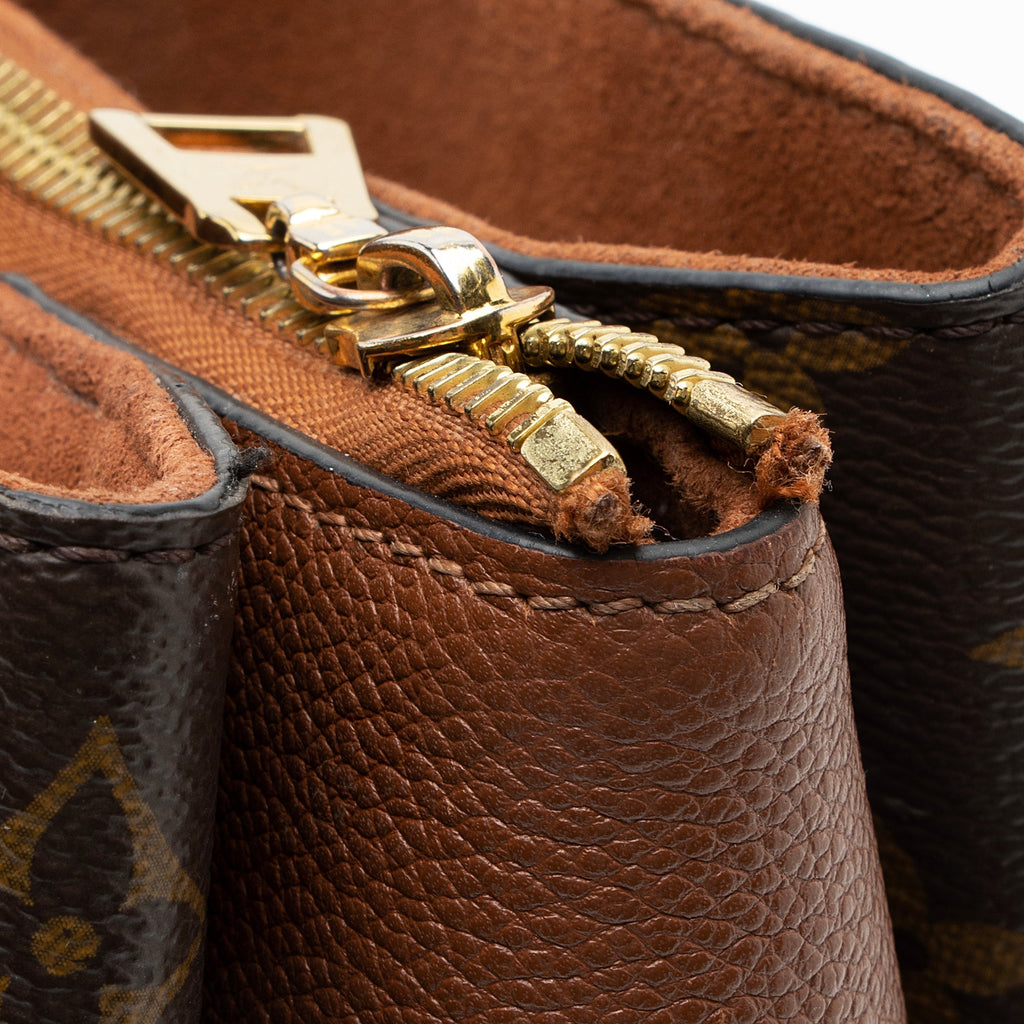 Louis Vuitton Monogram Canvas Surene MM Tote (SHF-23121)