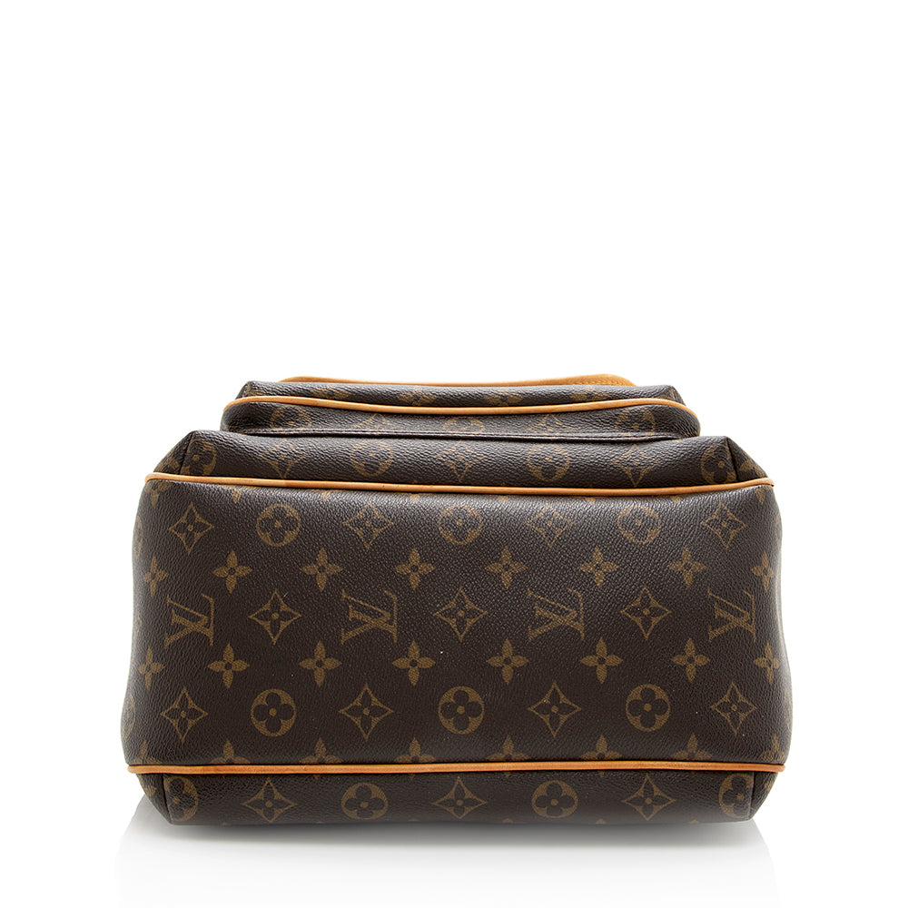 Louis Vuitton Monogram Canvas Tikal GM Shoulder Bag (SHF-19130)