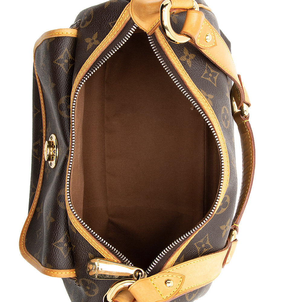 Louis Vuitton Monogram Canvas Tikal GM Shoulder Bag (SHF-19130)