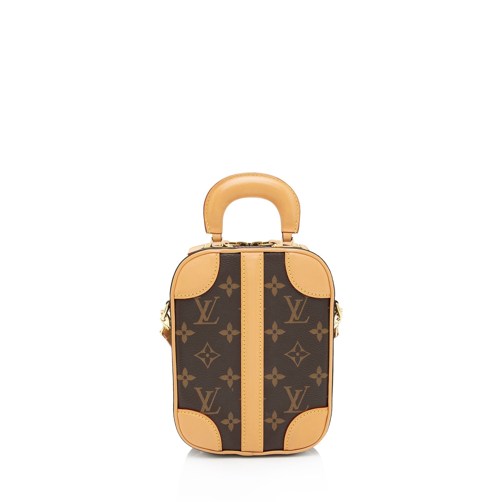 Louis Vuitton Monogram Canvas Valisette Verticale Shoulder Bag (SHF-bOEbeq)