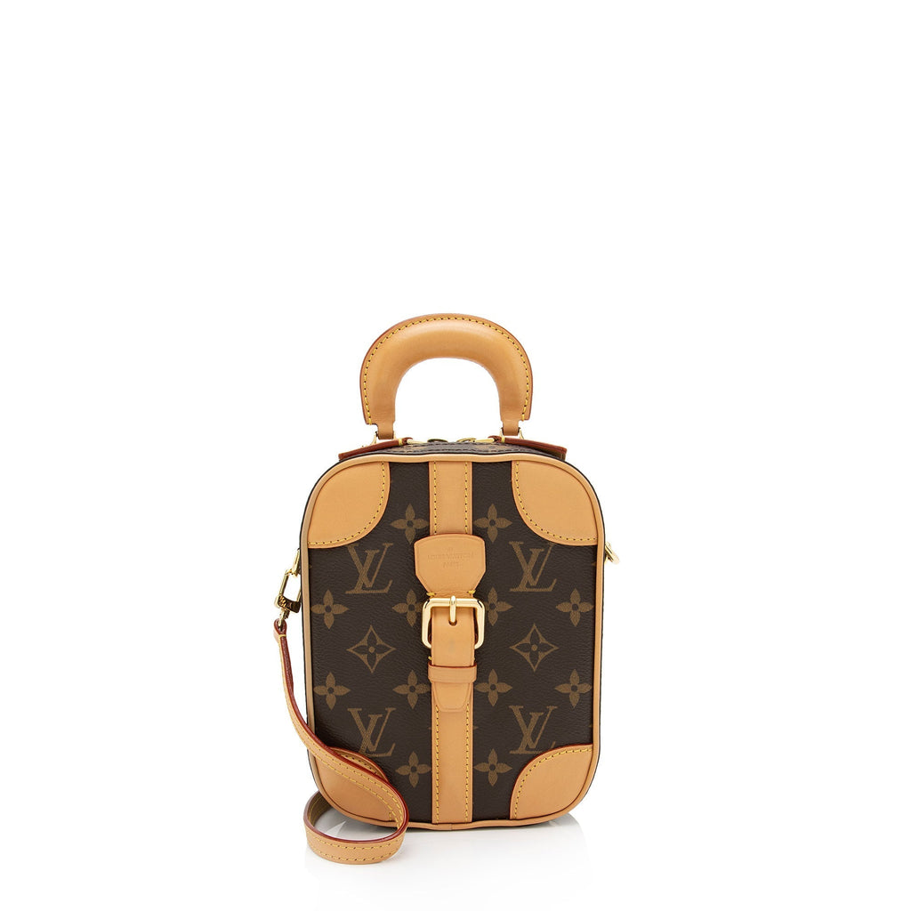 Louis Vuitton Monogram Canvas Valisette Verticale Shoulder Bag (SHF-bOEbeq)