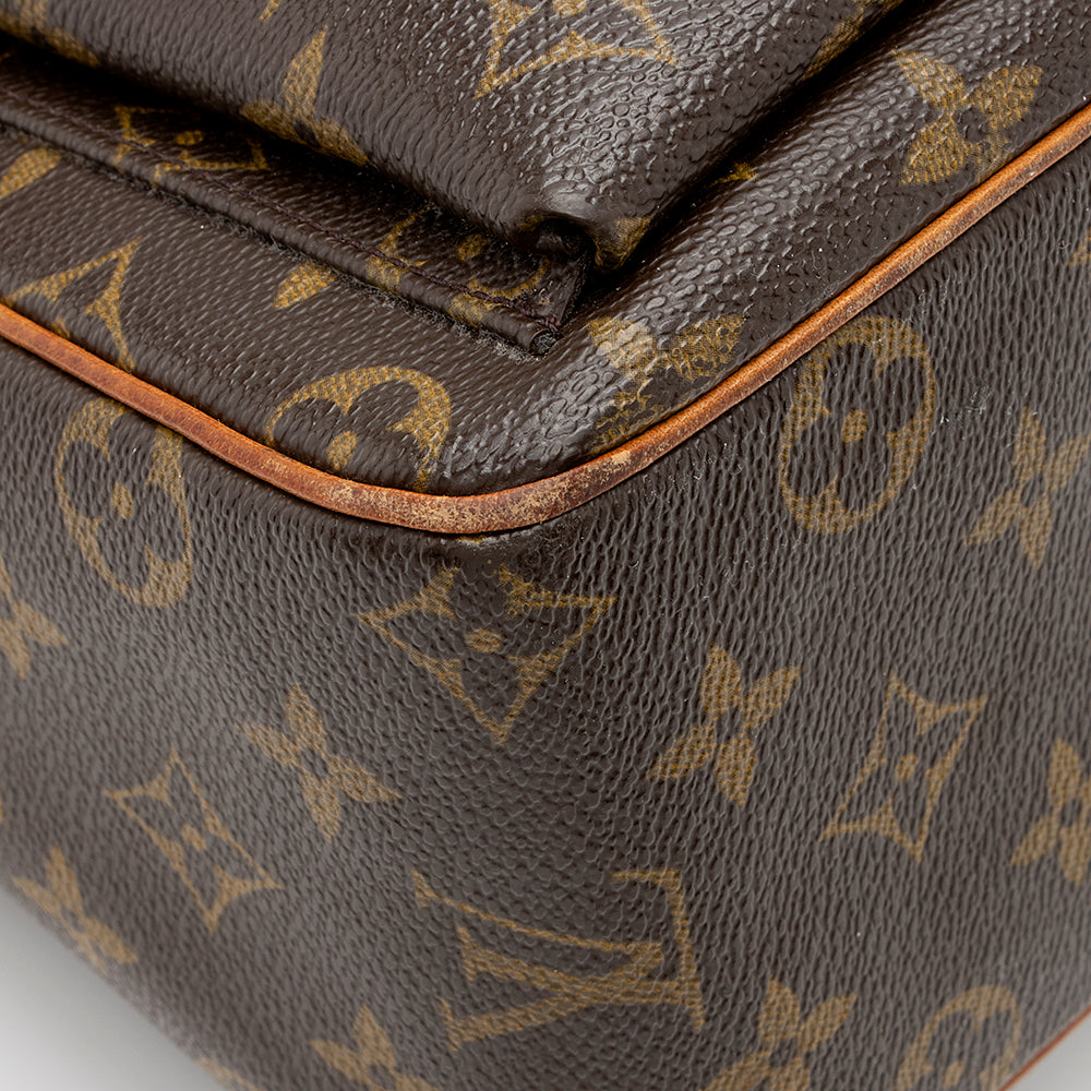 Louis Vuitton Monogram Canvas Viva Cite GM Shoulder Bag (SHF-20552)