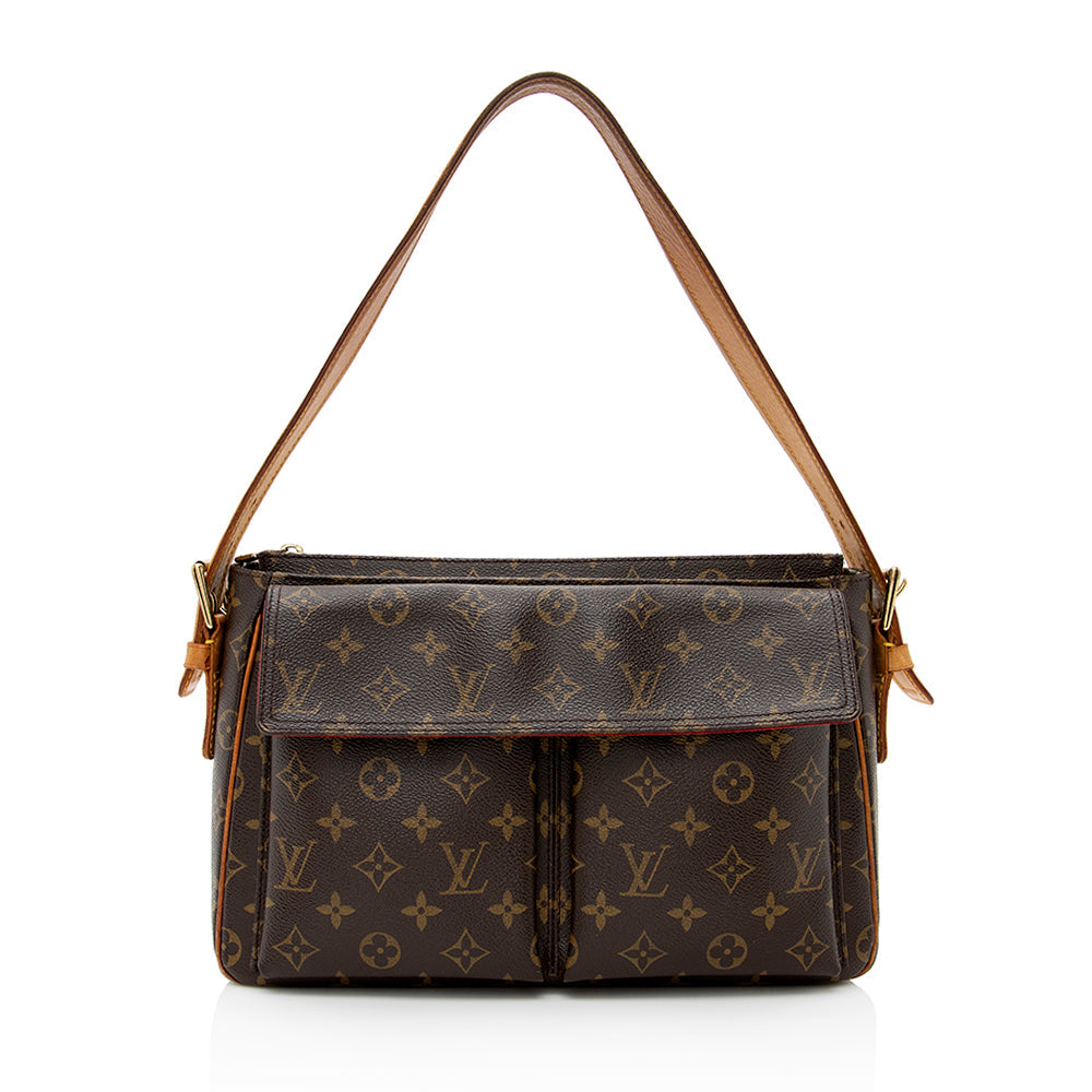 Louis Vuitton Monogram Canvas Viva Cite GM Shoulder Bag (SHF-20552)