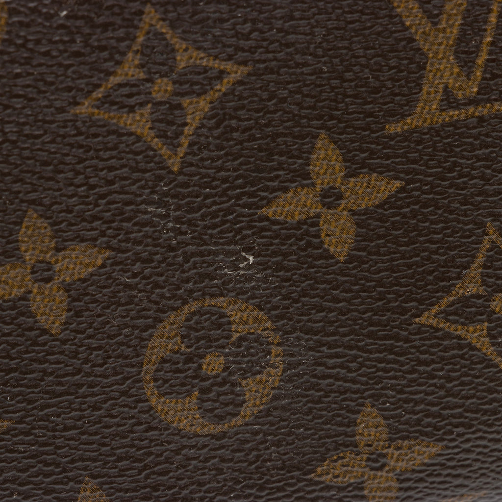 Louis Vuitton Monogram Canvas Zippy Wallet (SHF-23696)