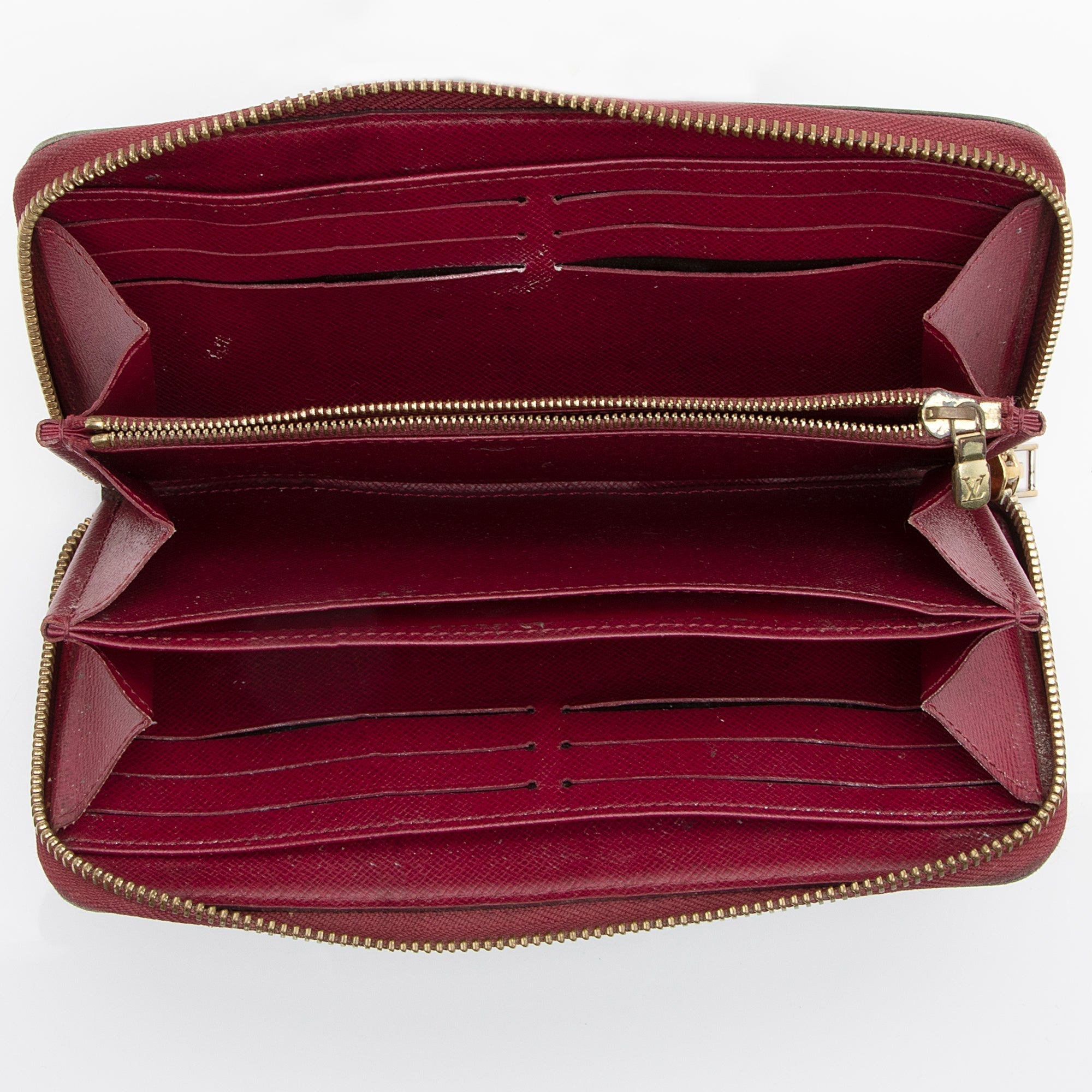 Louis Vuitton Monogram Canvas Zippy Wallet (SHF-23696)