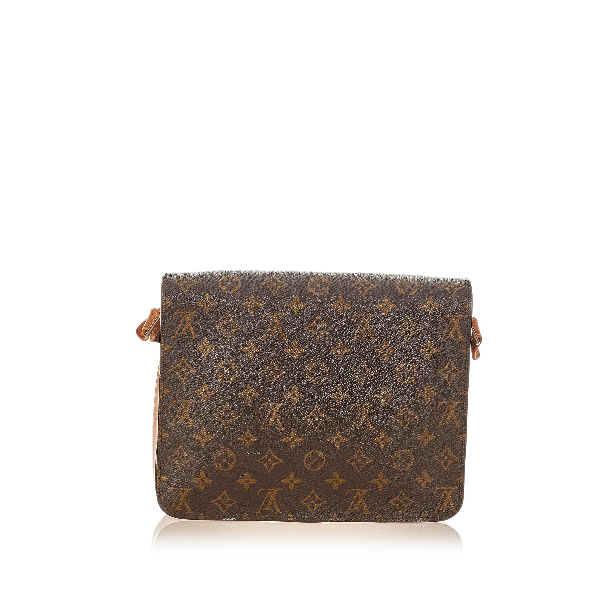 Louis Vuitton Monogram Cartouchiere GM (SHG-32550)