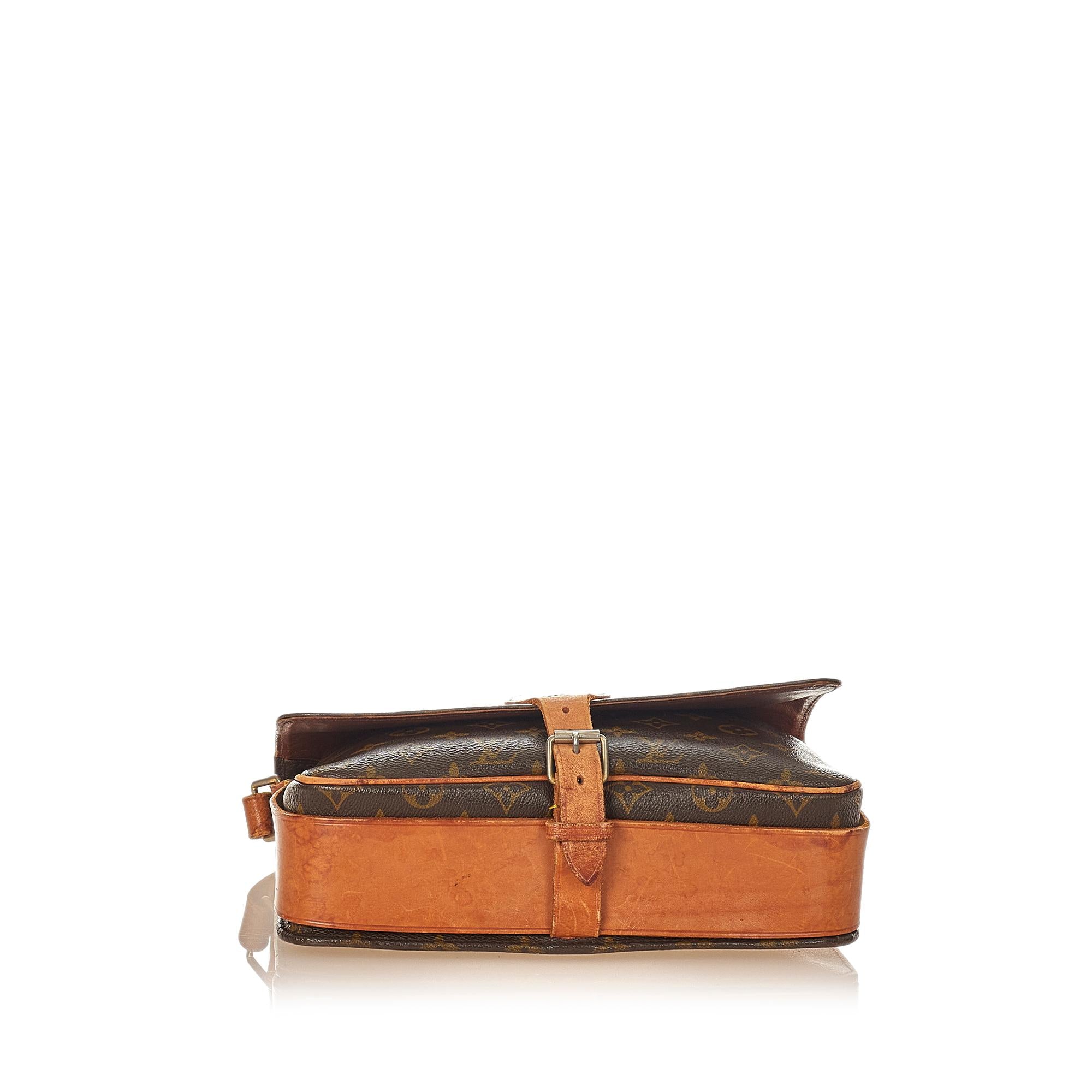 Louis Vuitton Monogram Cartouchiere GM (SHG-32550)