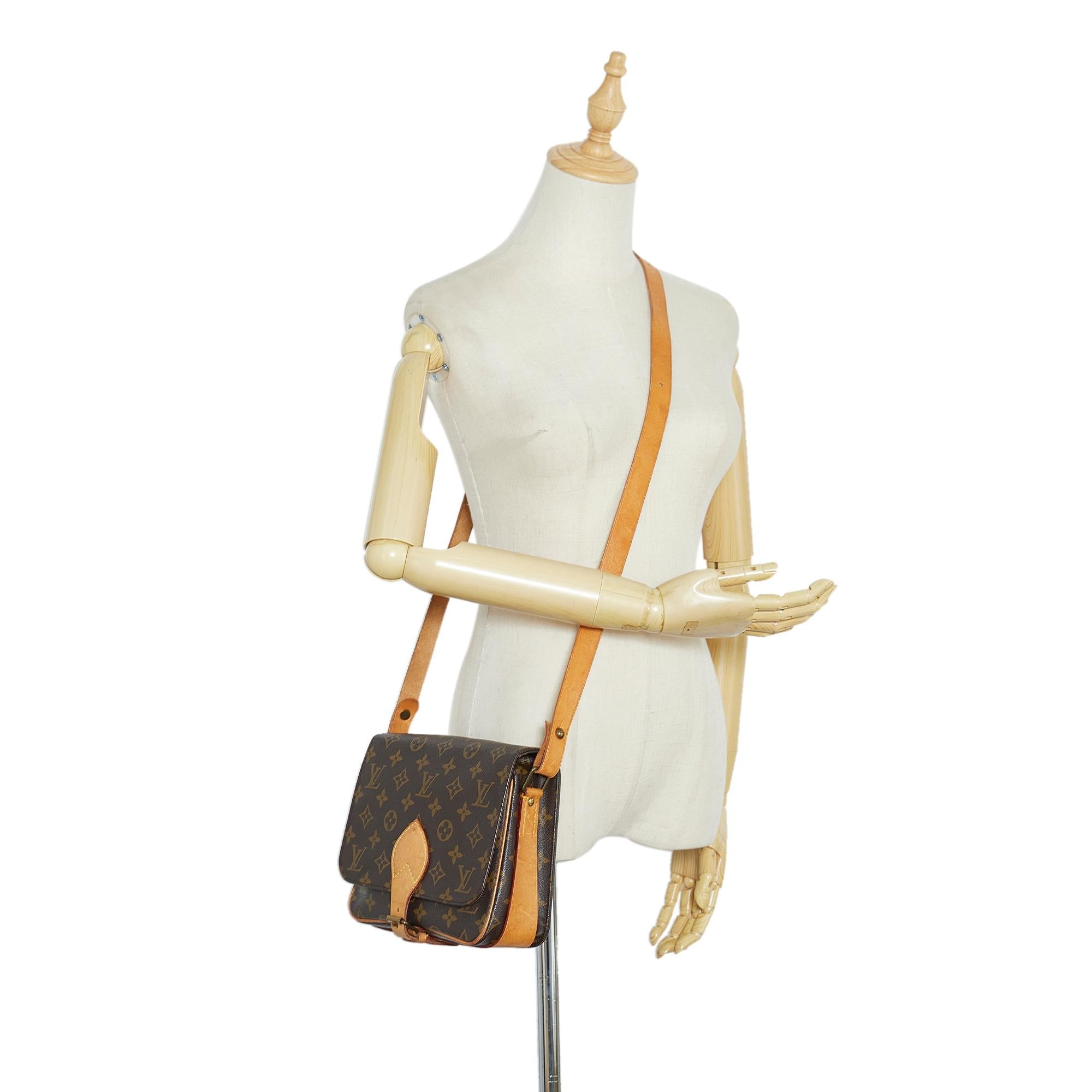 Louis Vuitton Monogram Cartouchiere MM