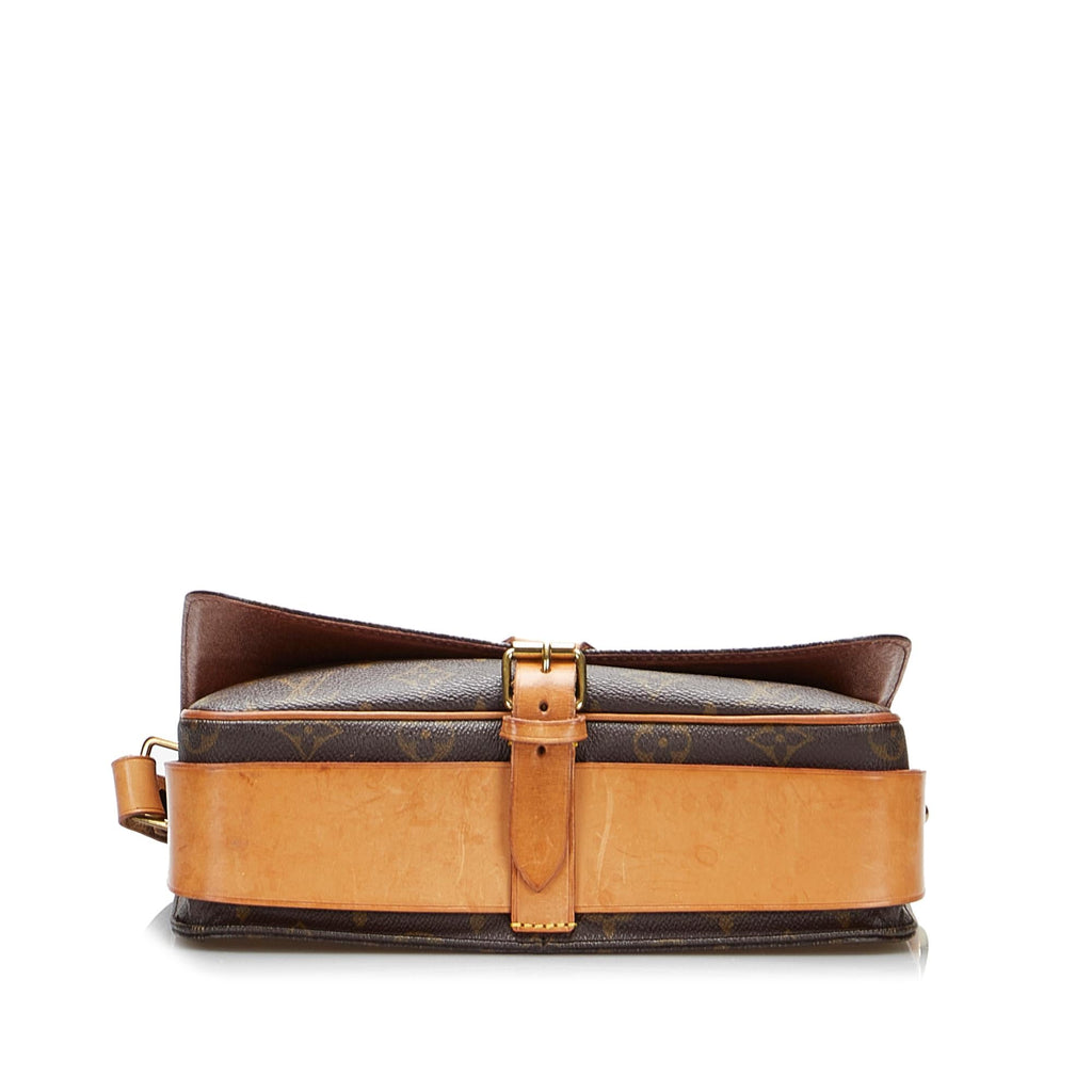 Louis Vuitton Monogram Cartouchiere MM (SHG-Rd05X7)