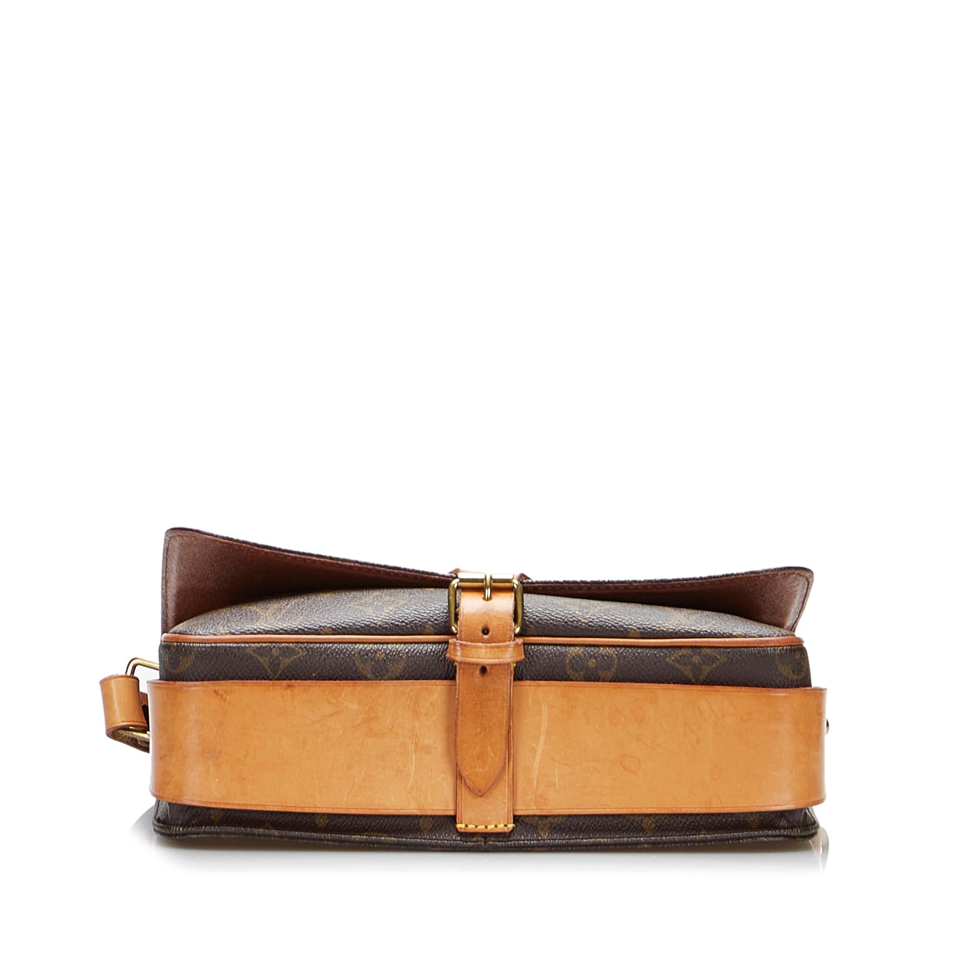 Louis Vuitton Monogram Cartouchiere MM (SHG-Rd05X7)