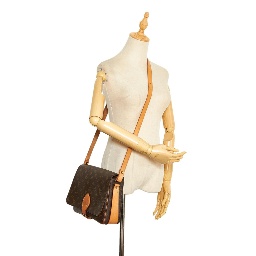 Louis Vuitton Monogram Cartouchiere MM (SHG-Rd05X7)