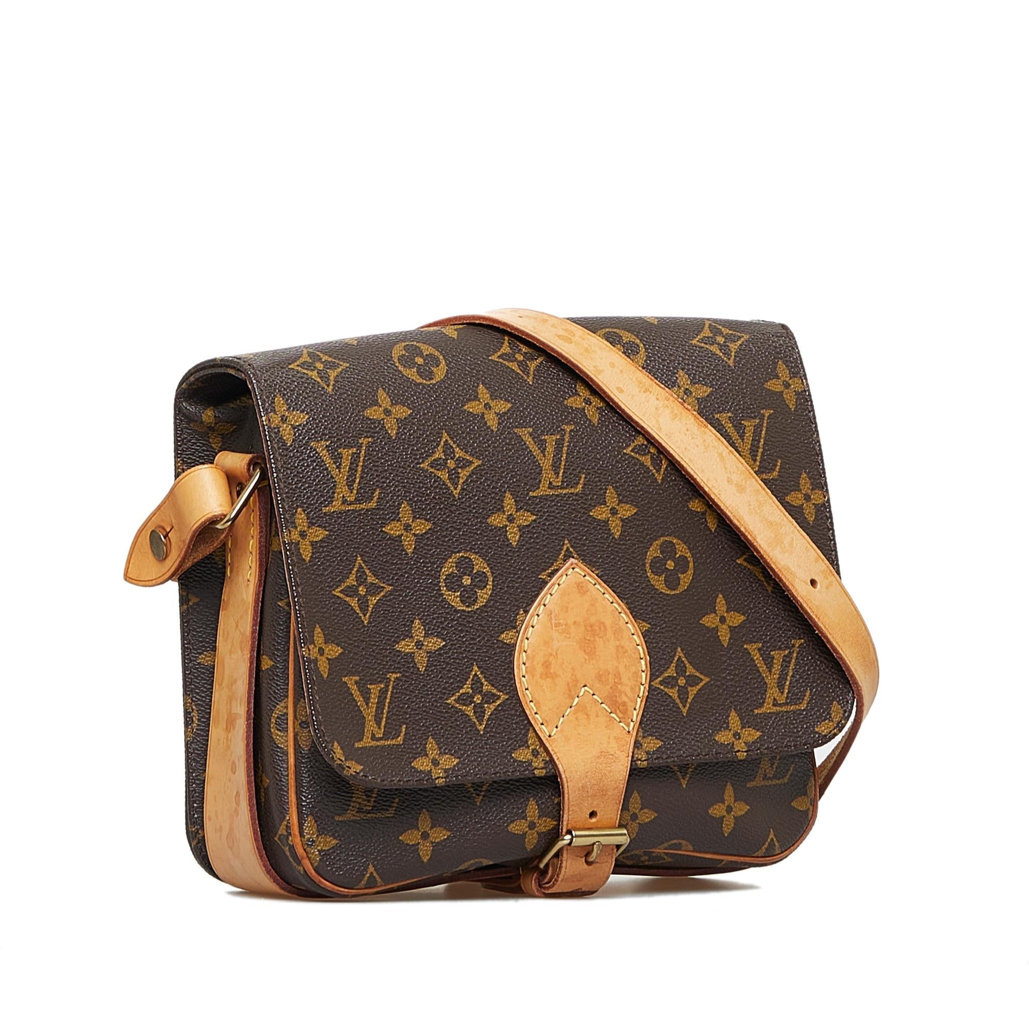 Louis Vuitton Monogram Cartouchiere MM (SHG-ur9YI0)