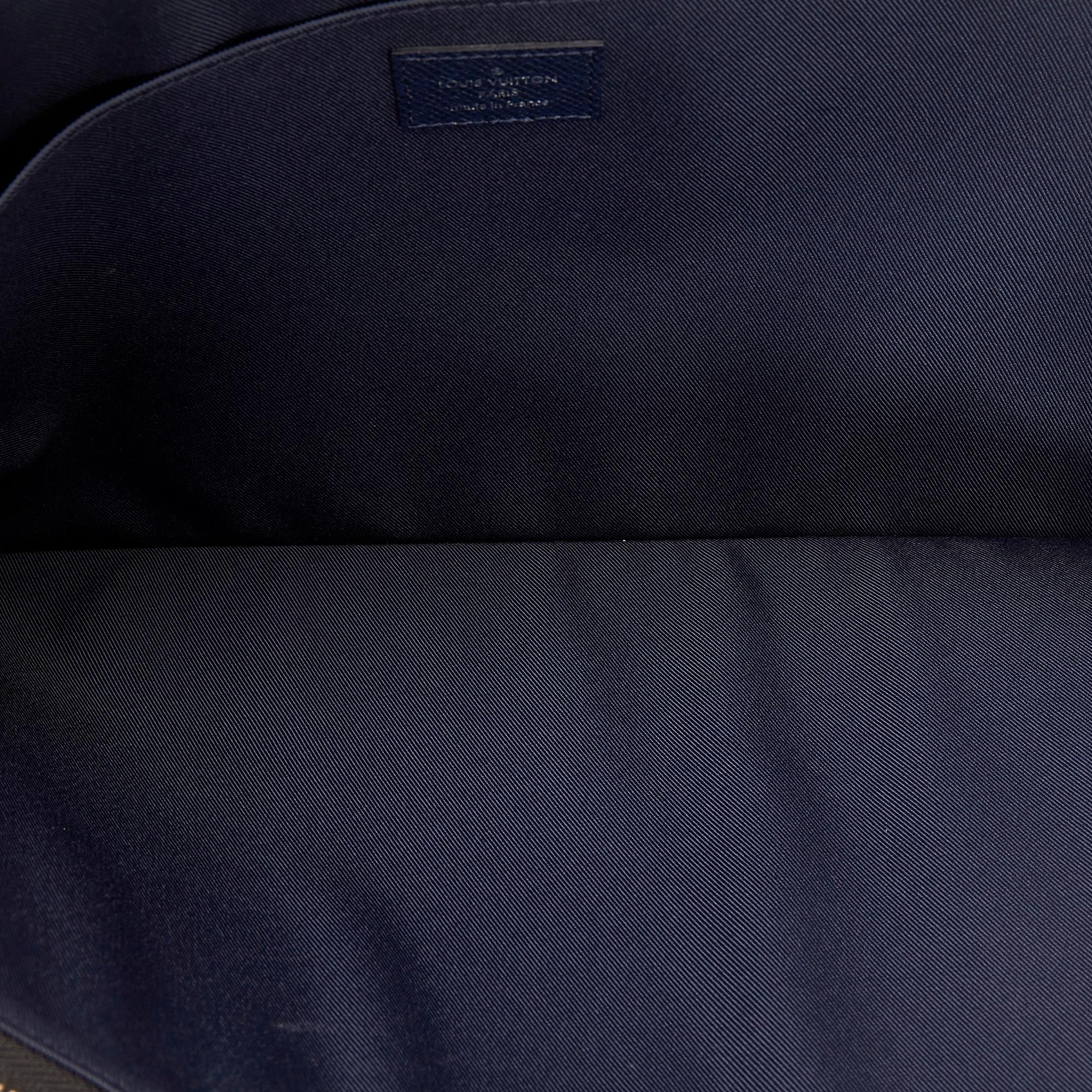 Louis Vuitton Monogram Cobalt Pochette Jour GM (SHG-Q1ORAR)