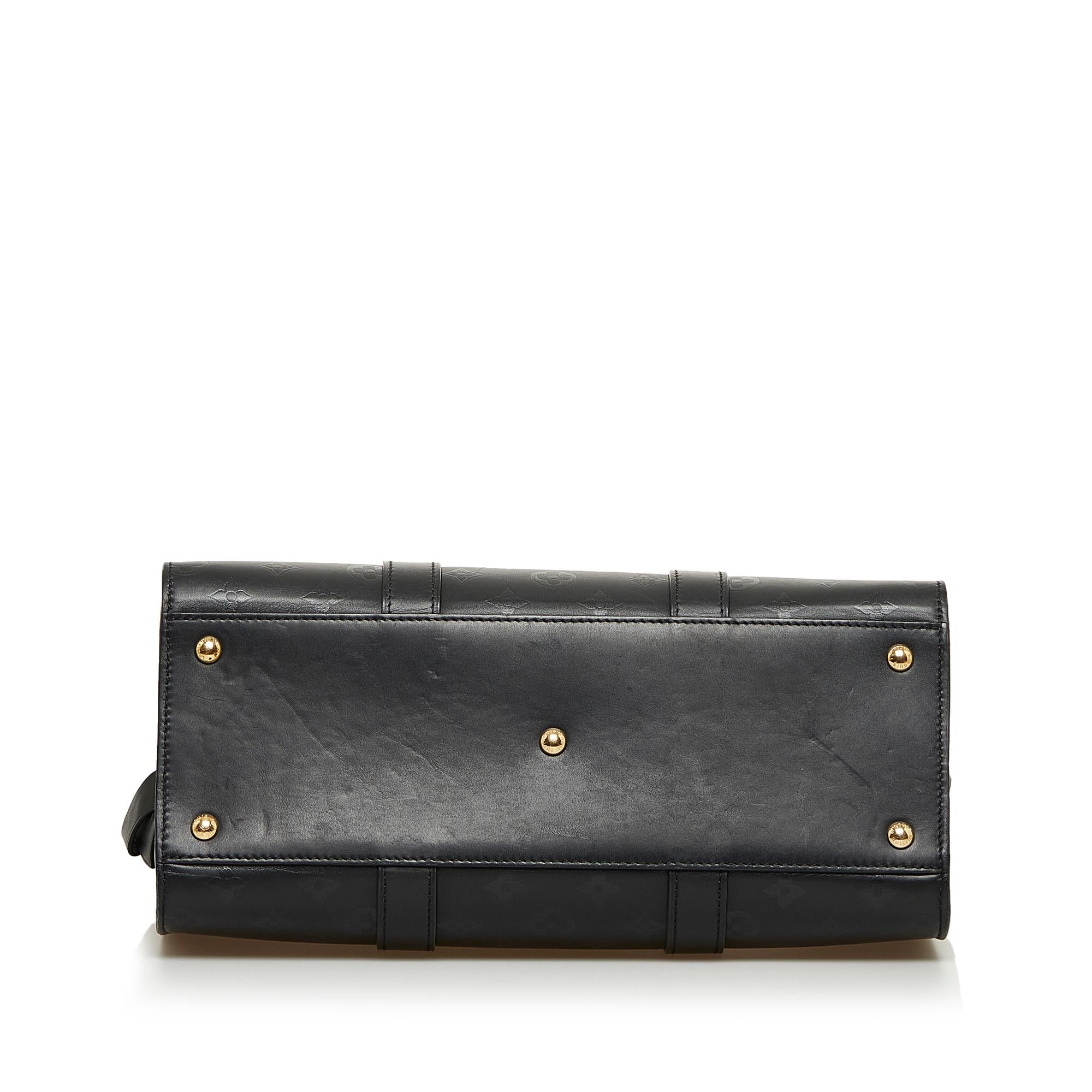 Louis Vuitton Monogram Cuir Plume Very MM Tote (SHG-7wQuXp)