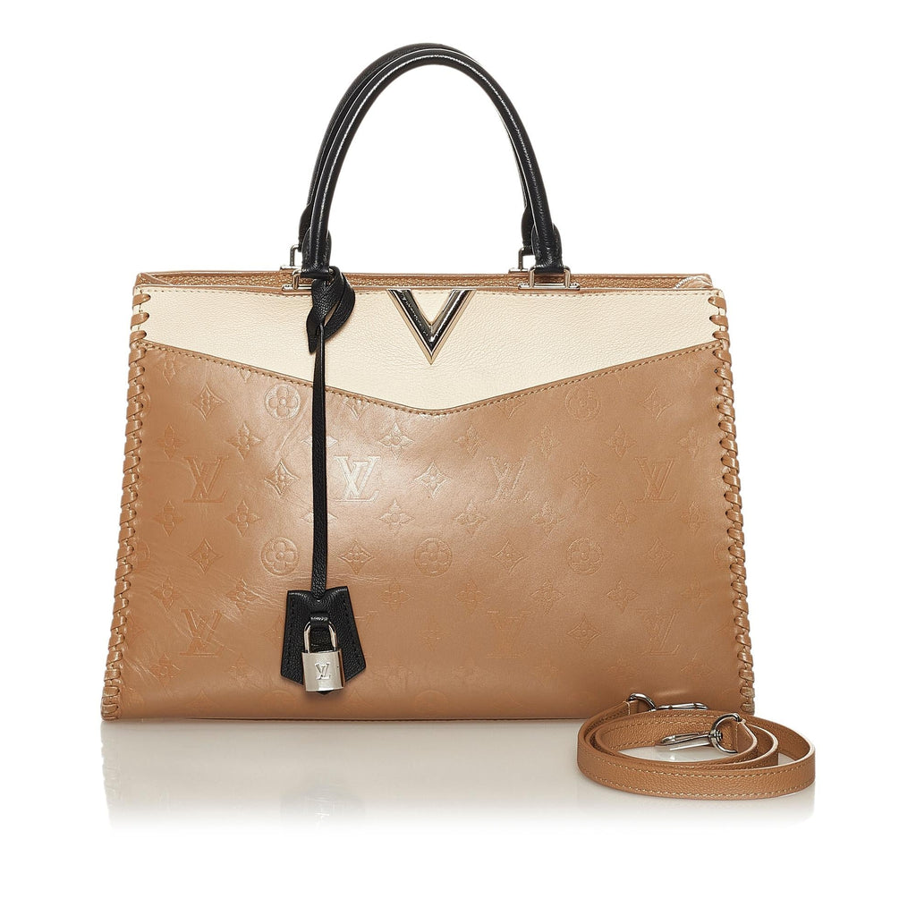 Louis Vuitton Monogram Cuir Plume Very Zipped (SHG-nsmw9l)