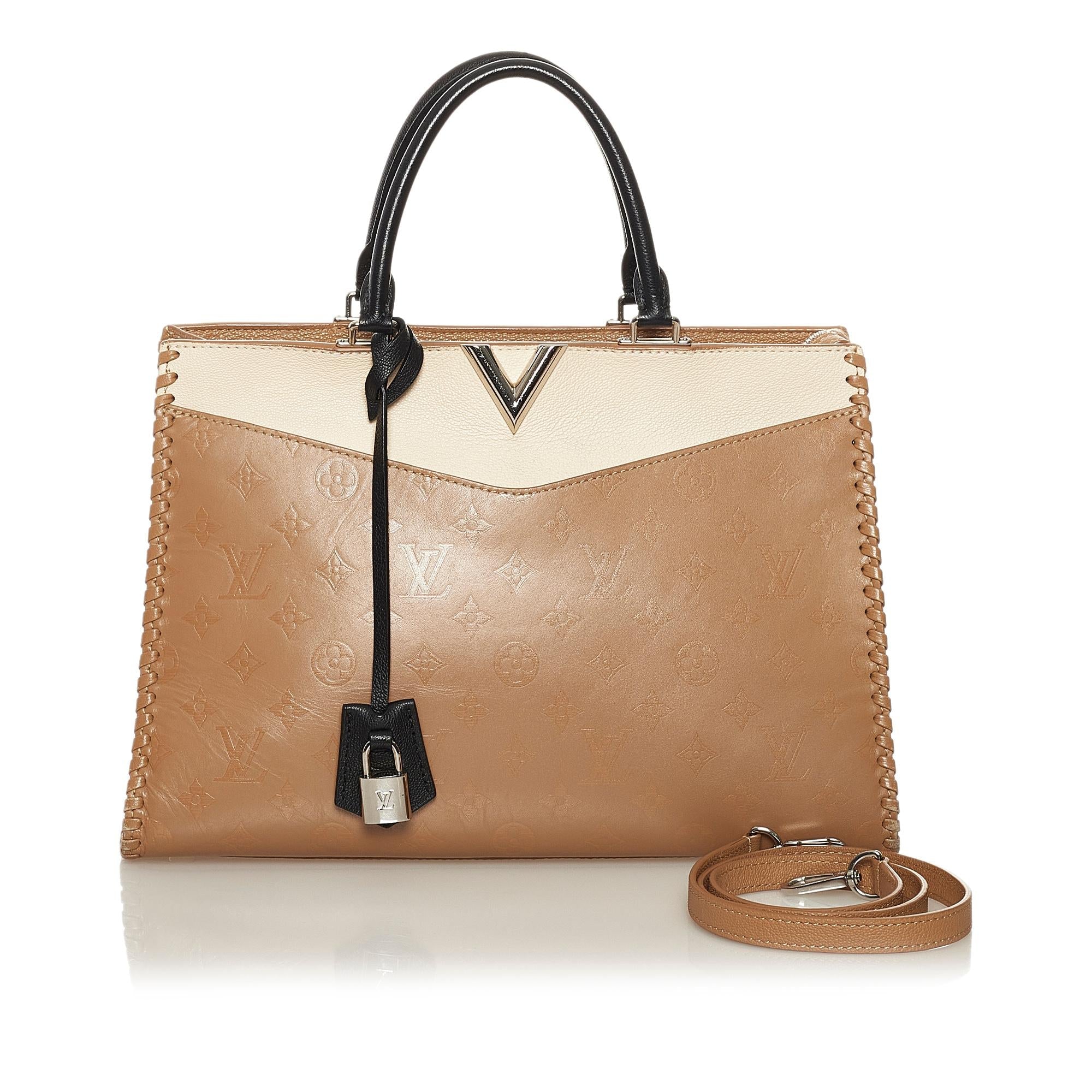 Louis Vuitton Monogram Cuir Plume Very Zipped (SHG-nsmw9l)