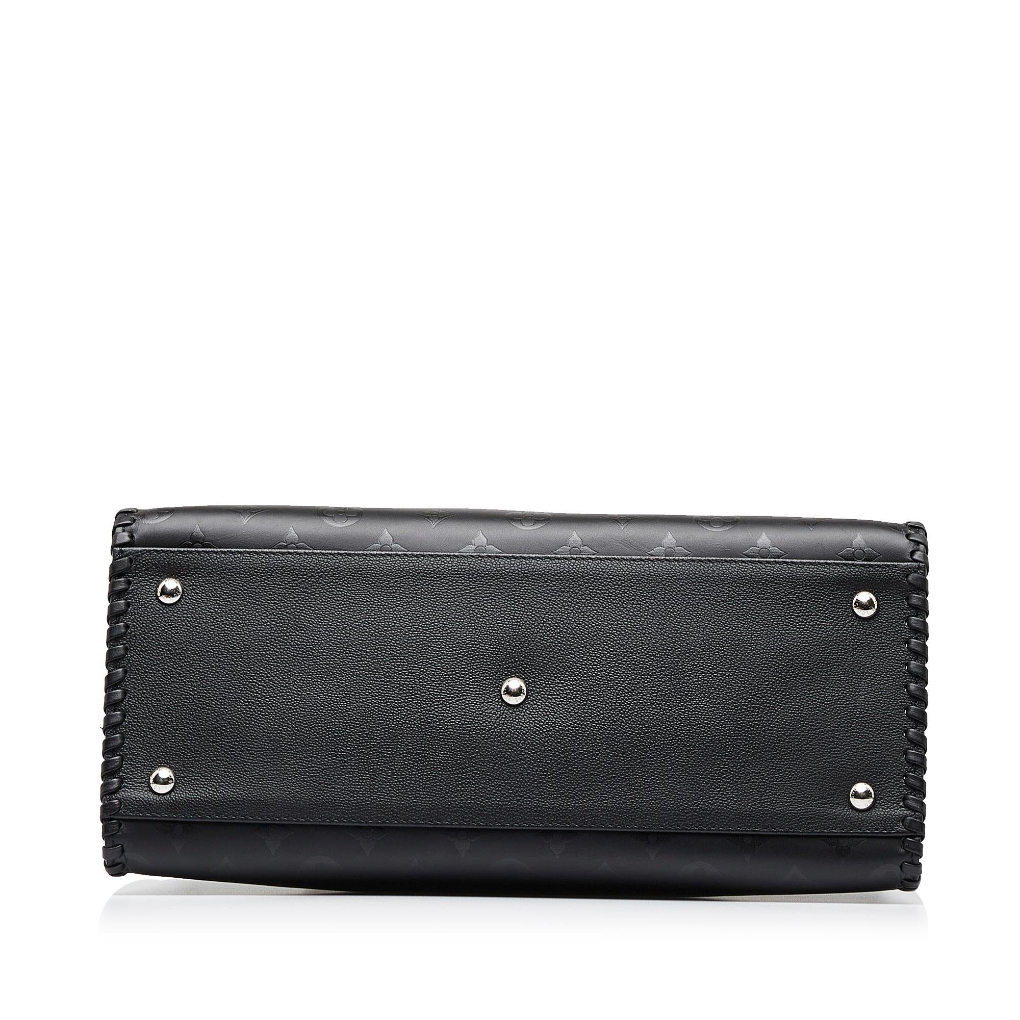 Louis Vuitton Monogram Cuir Plume Very Zipped (SHG-aVJIEx)