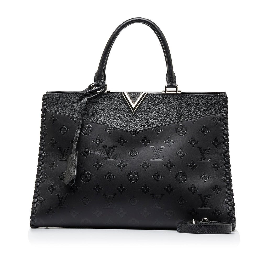 Louis Vuitton Monogram Cuir Plume Very Zipped (SHG-aVJIEx)