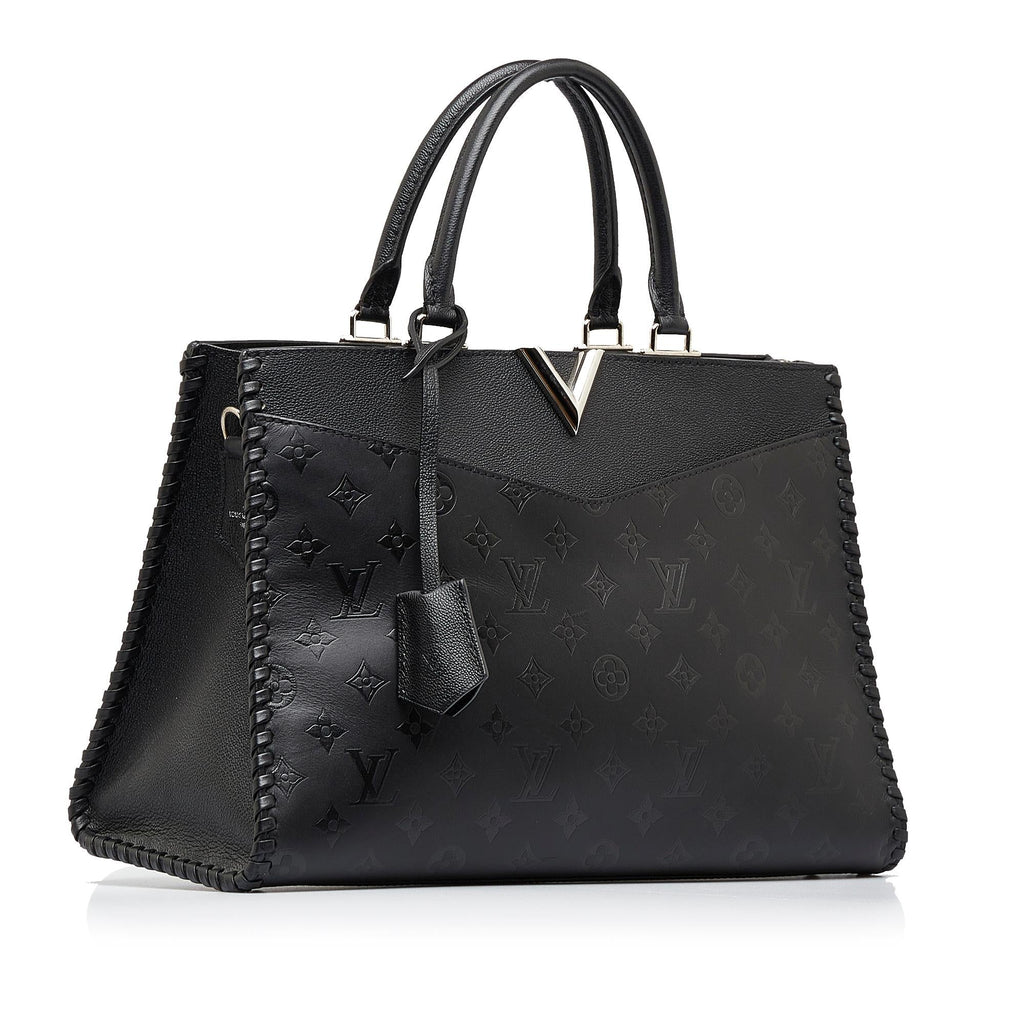 Louis Vuitton Monogram Cuir Plume Very Zipped (SHG-aVJIEx)
