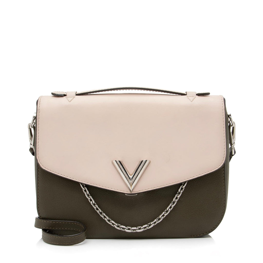 Louis Vuitton Monogram Cuir Very Messenger Bag (SHF-23537)