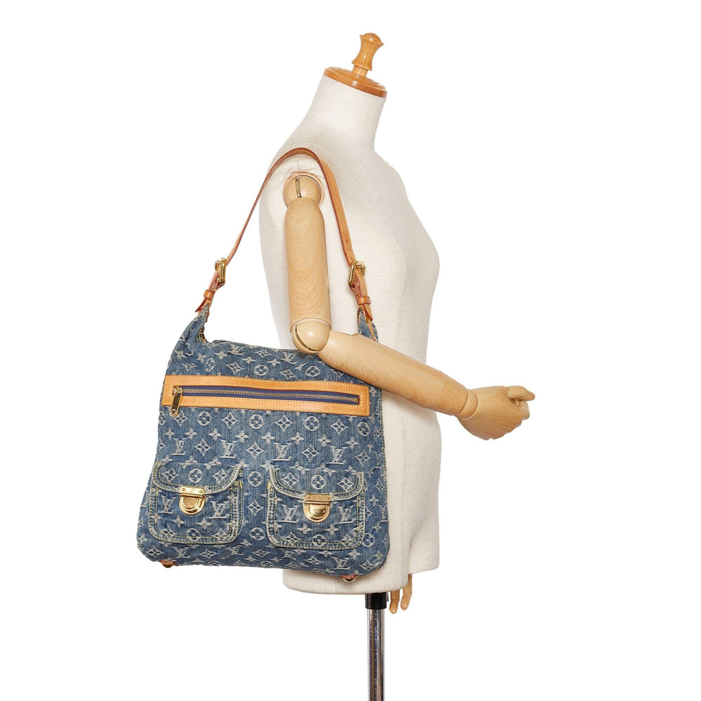 Louis Vuitton Monogram Denim Baggy GM (SHG-q3wwZv)