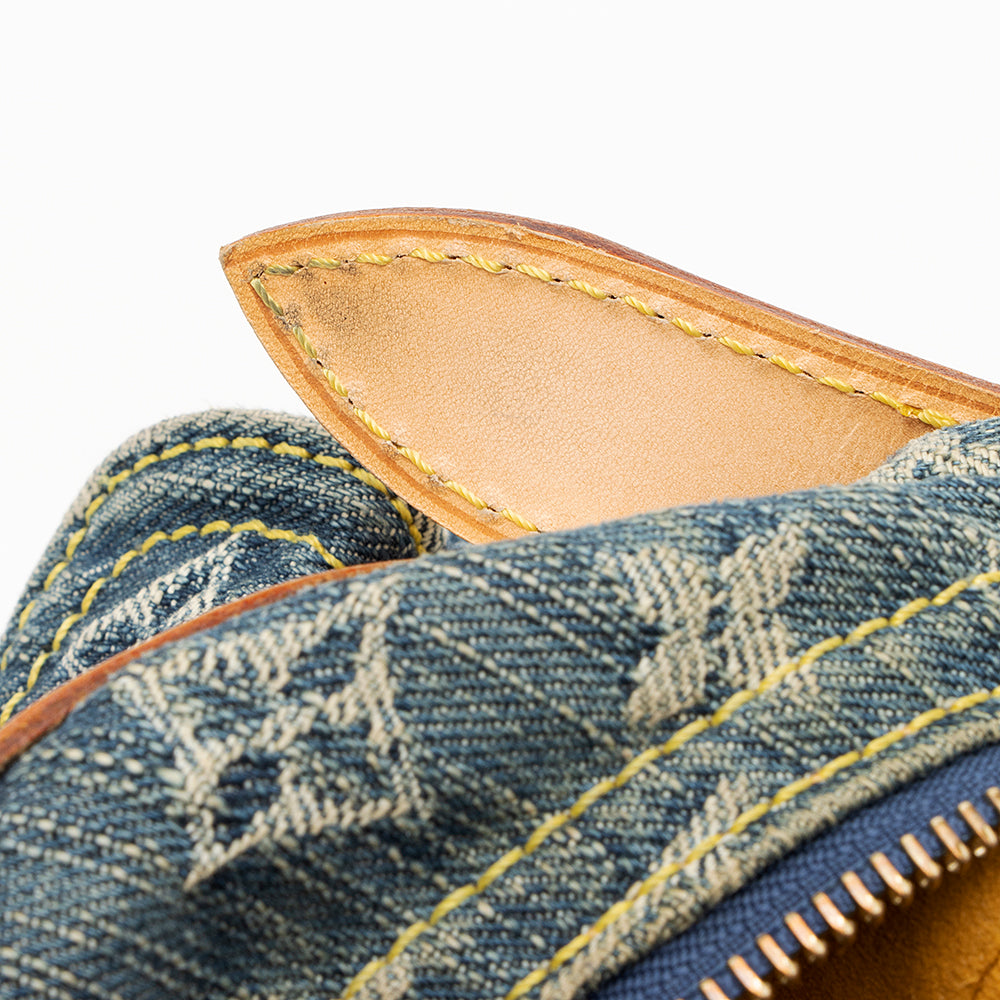 Louis Vuitton Monogram Denim Baggy PM Shoulder Bag (SHF-21107)