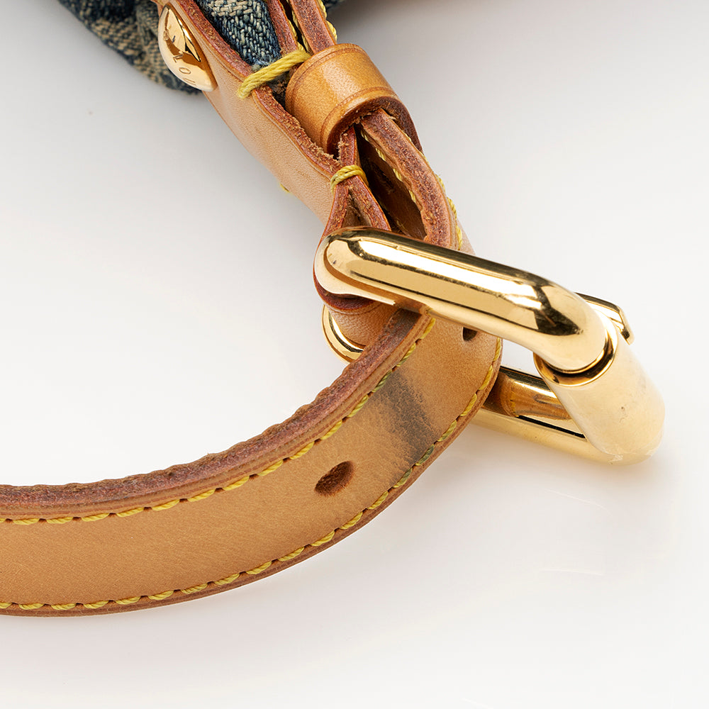Louis Vuitton Monogram Denim Baggy PM Shoulder Bag (SHF-21107)