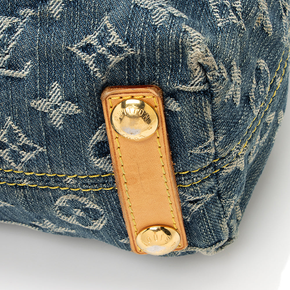 Louis Vuitton Monogram Denim Baggy PM Shoulder Bag (SHF-21107)