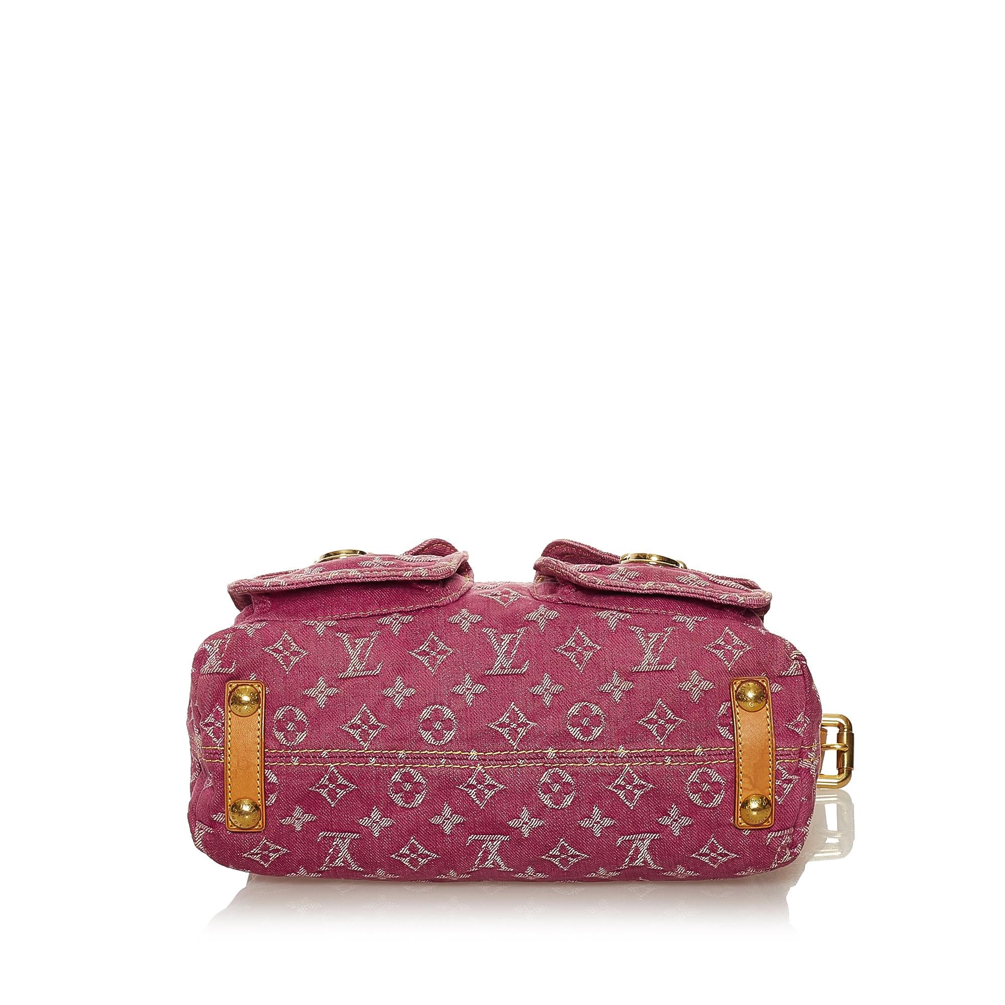 Louis Vuitton Monogram Denim Baggy PM (SHG-34821)