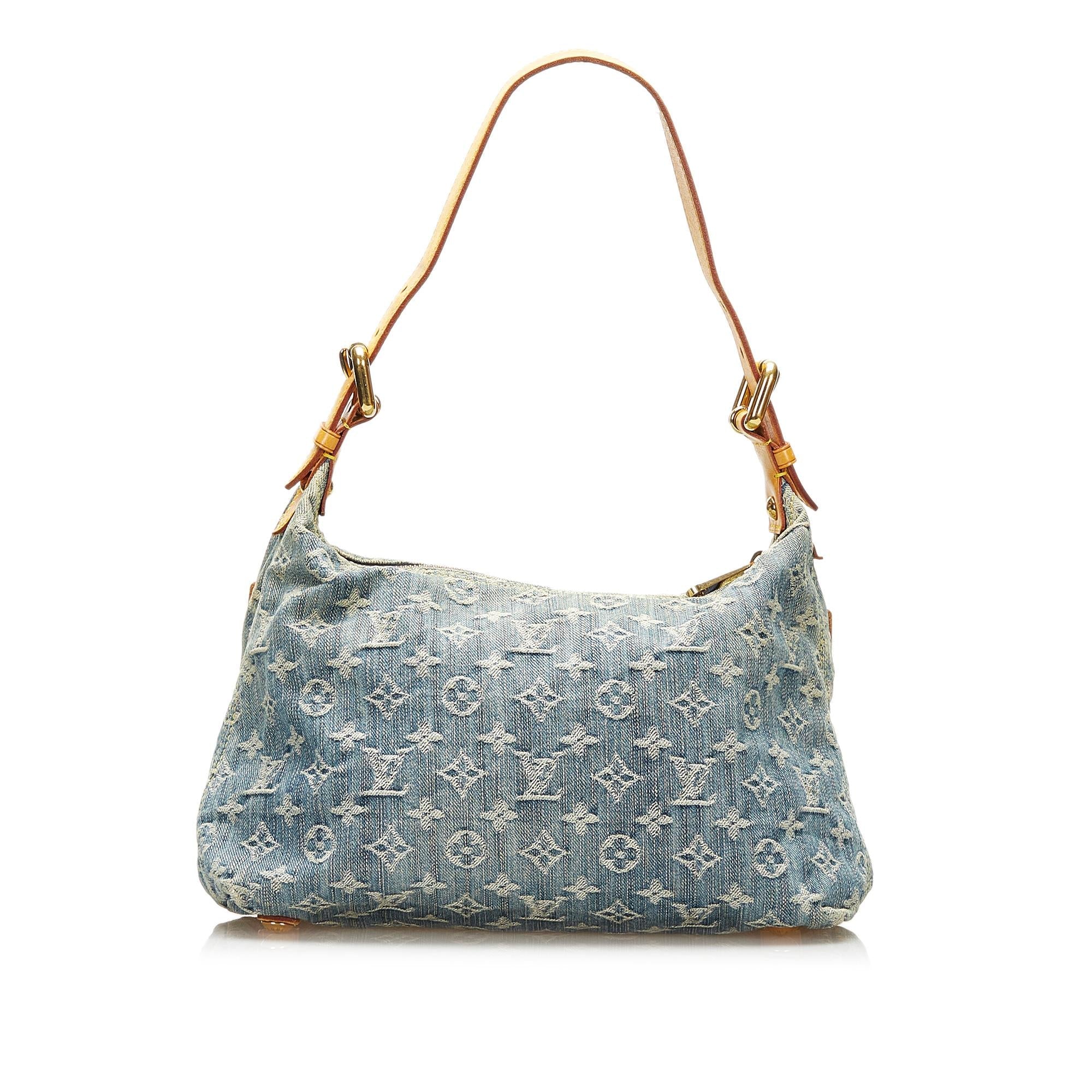 Louis Vuitton Monogram Denim Baggy PM (SHG-35571)