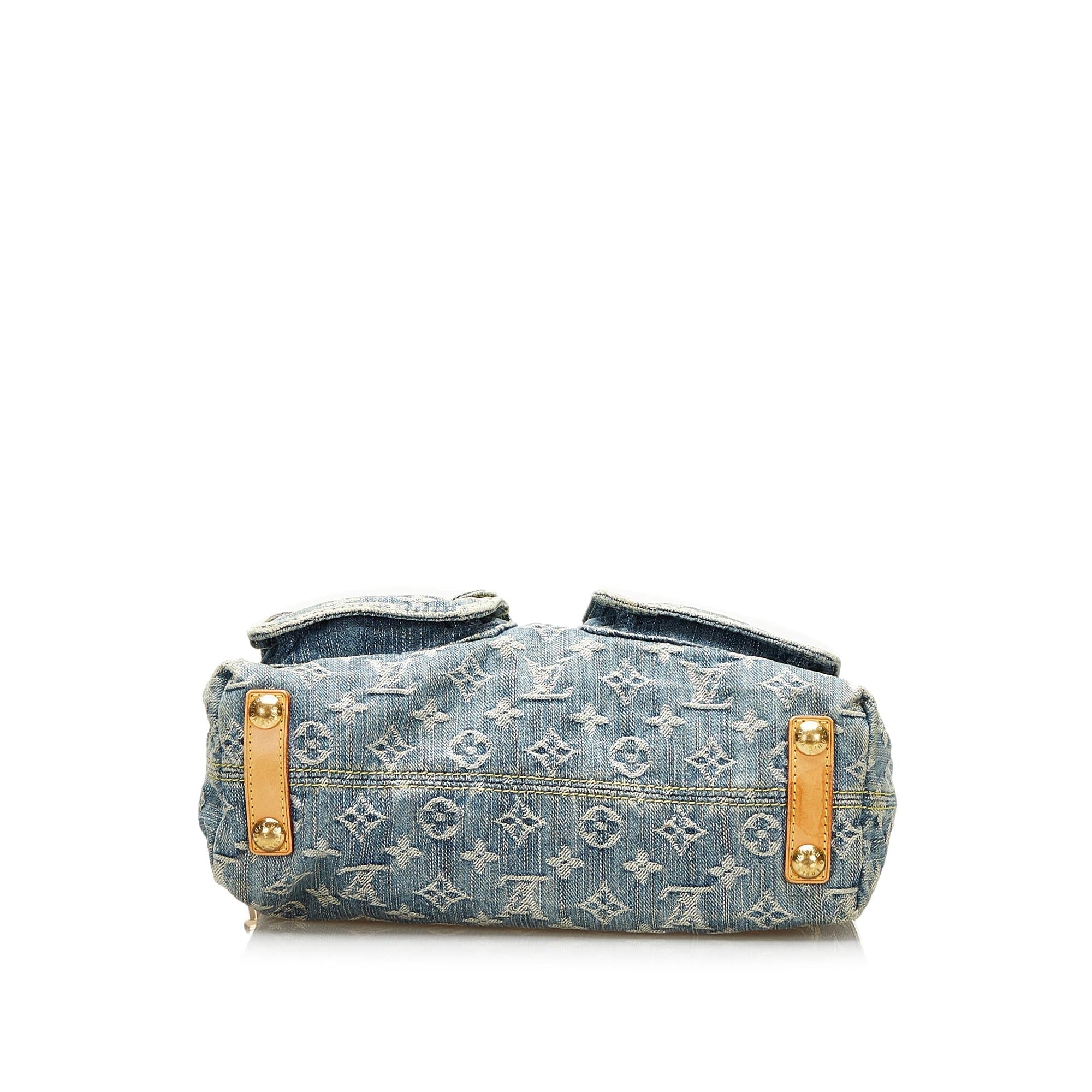 Louis Vuitton Monogram Denim Baggy PM (SHG-35571)